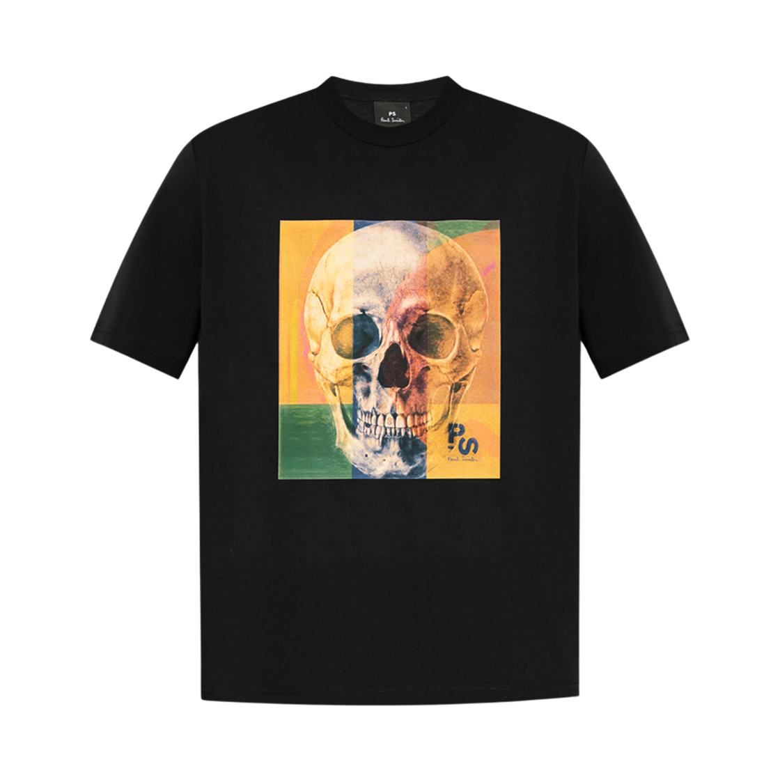 M2R-220X-PP4703-79 Paul Smith Homme Skull Square T-Shirt Noir