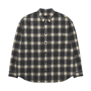 Juun.J Grid Needle Check Loose Fit Shirt Yellow - 25FW