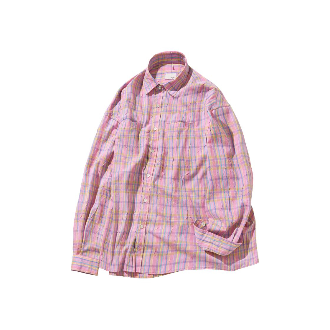 S185FF Diamond Layla Fairy Floss Check Shirt S185
