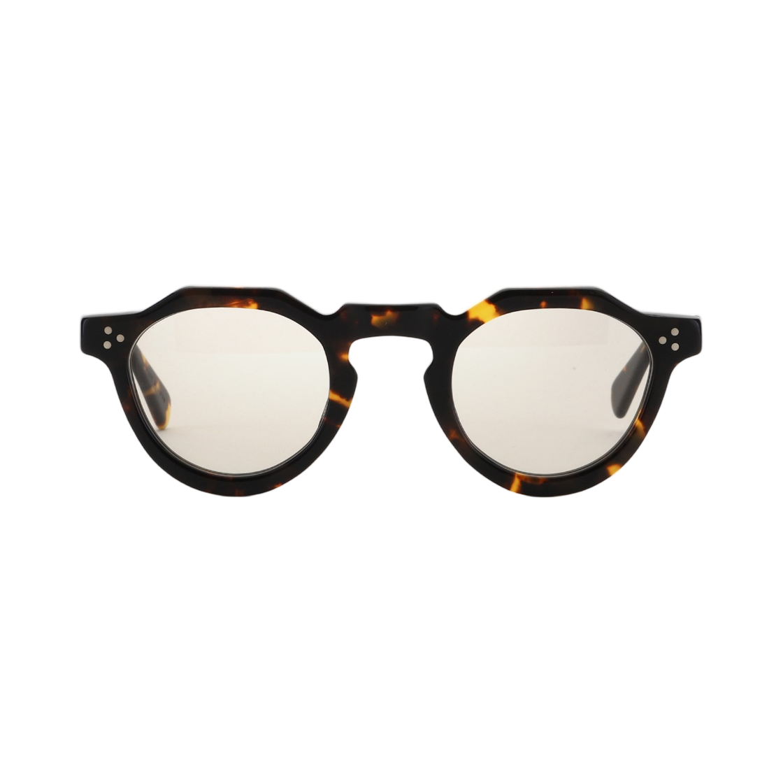 - Harman Optical Ronde Acetate Yellow Amber Brown Lenses