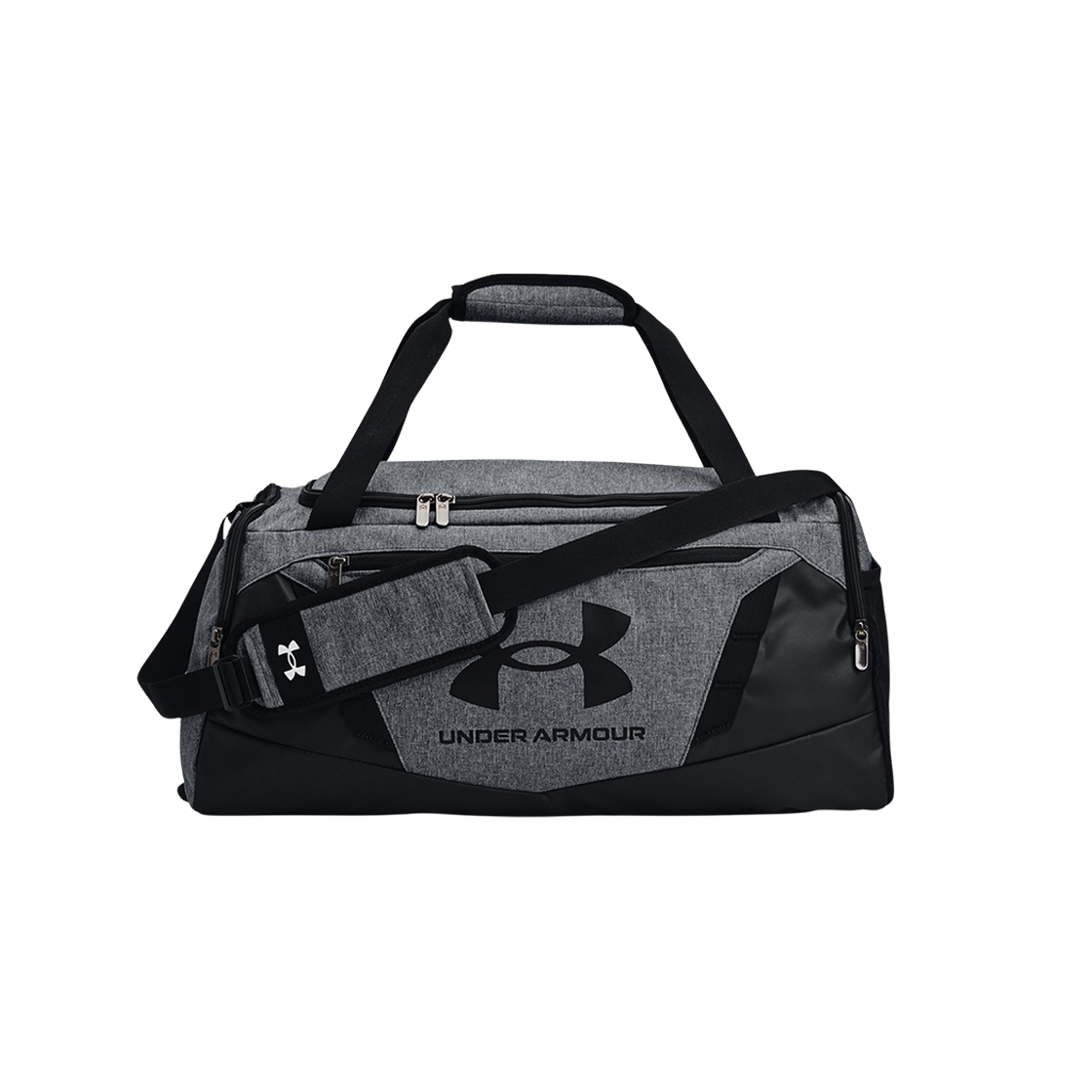 언더아머 언디나이어벌 5.0 스몰 더플백 피치 그레이 미디움 헤더 블랙(Under Armour Undeniable 5.0 Small Duffle Bag Pitch Gray Medium Heather Black)