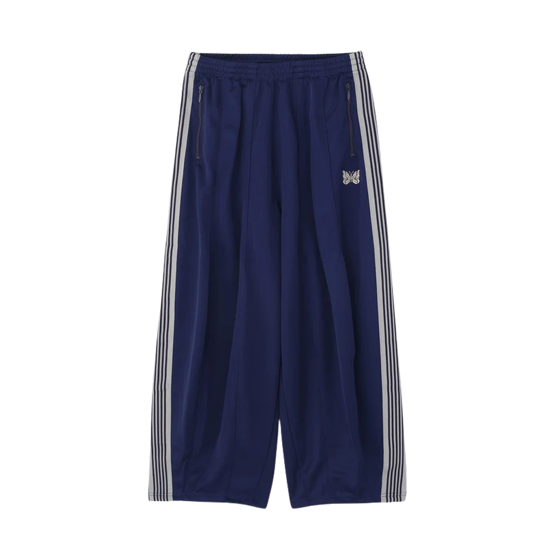 니들스 x B'2nd H.D. 트랙 팬츠 폴리 스무스 네이비(Needles x B'2nd H.D. Track Pants Poly Smooth Navy)