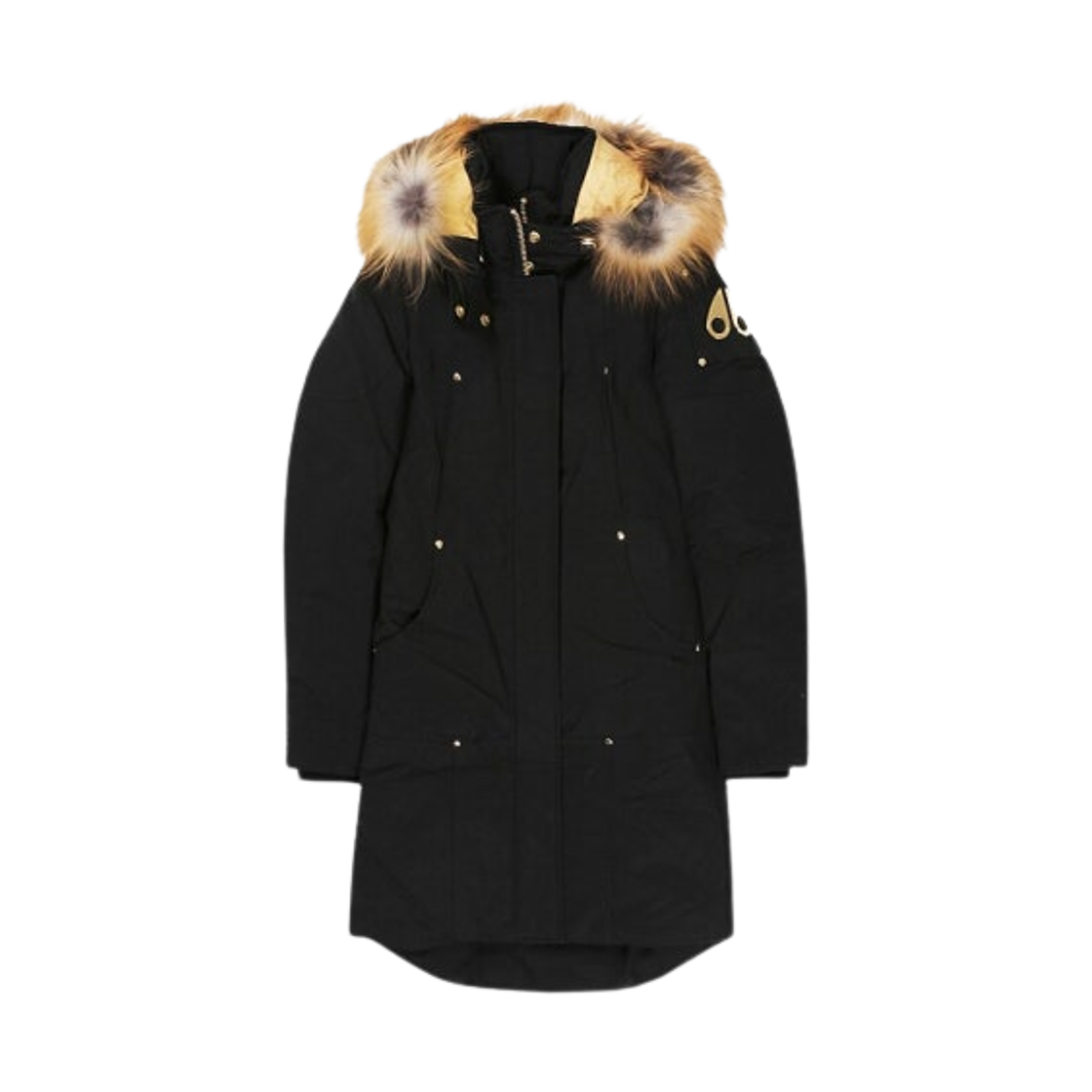(W) 무스너클 그랜드 메티스 롱 파카 블랙((W) Moose Knuckles Grand Metis Long Parka Black)