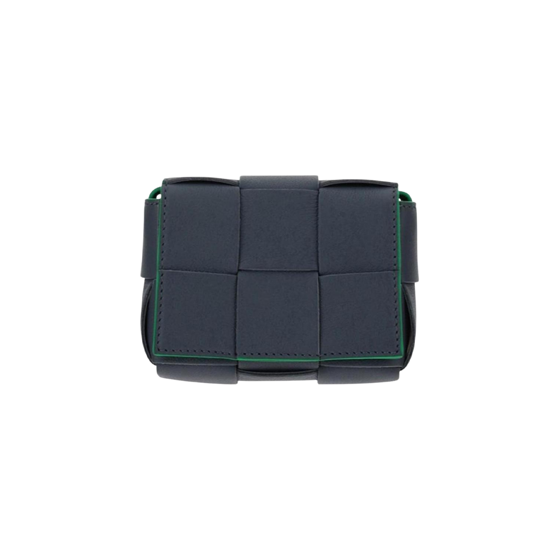 710139V1Q711255 Bottega Veneta Mini Leather Candy Cassette Bag Thunder Parakeet