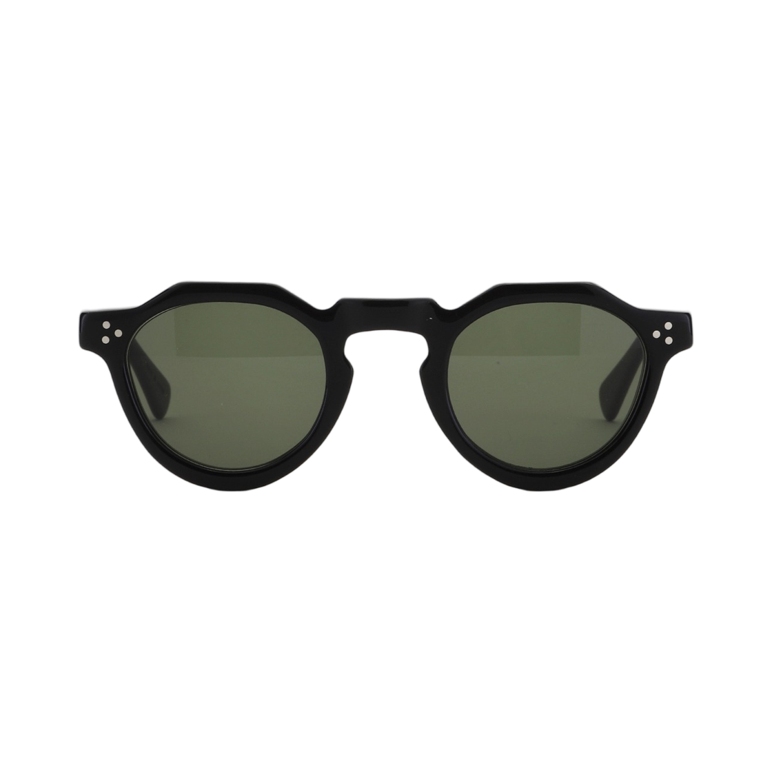 - Harman Optical Ronde Acetate Black Green Lenses