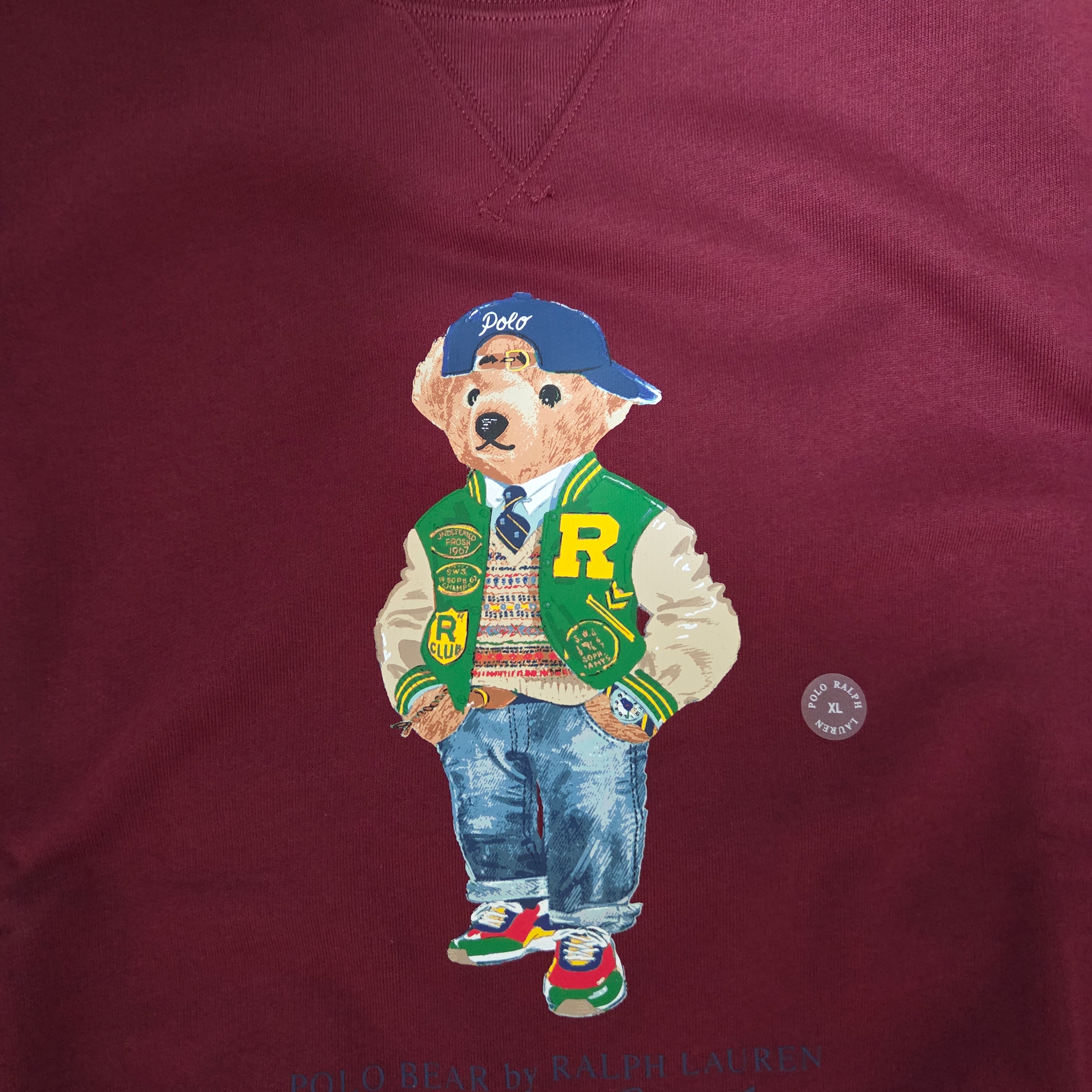 [30% 적립] Polo Ralph Lauren Polo Bear Fleece Sweatshirts Red - 24FW 착용 스타일
