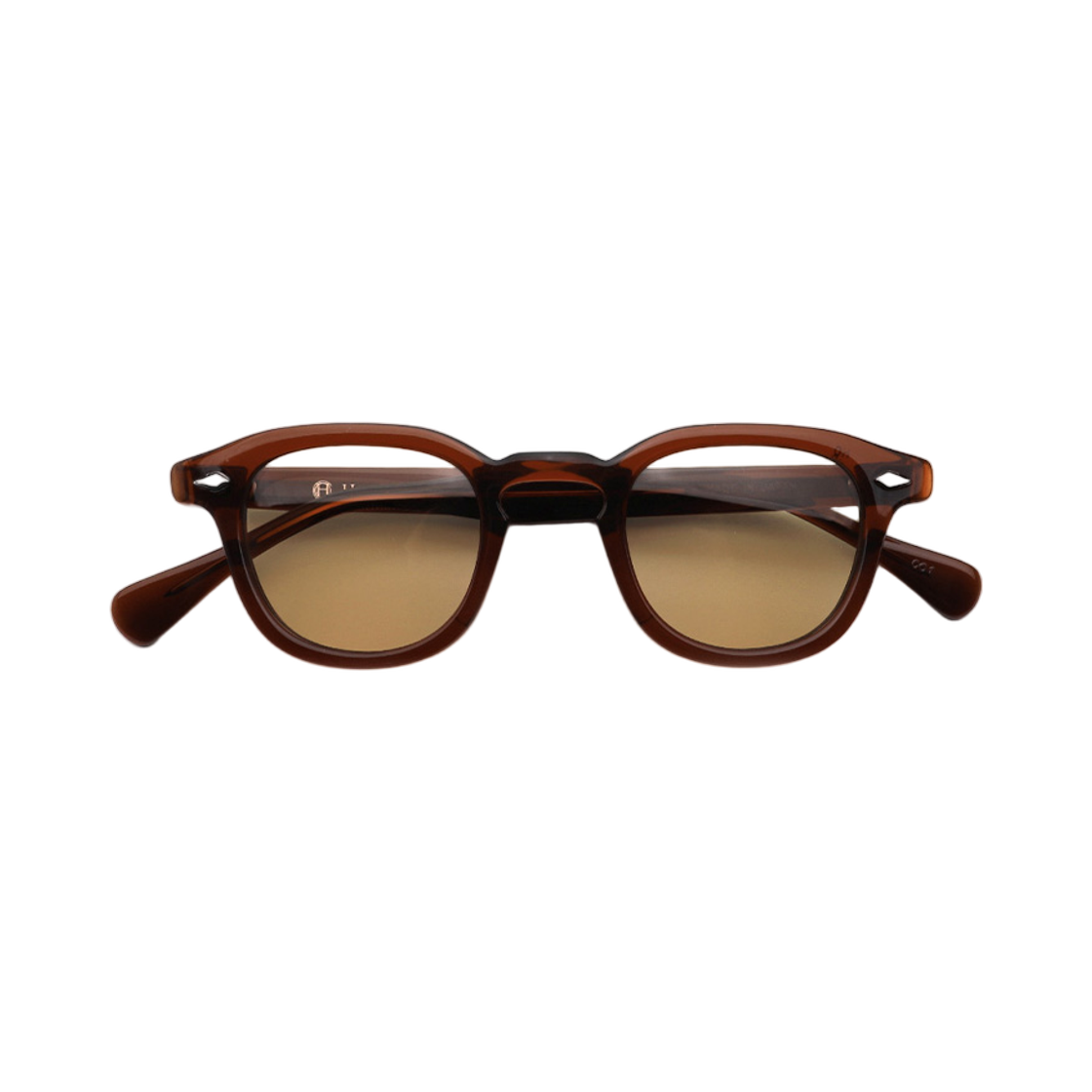 하만 옵티컬 월리스 셀룰로이드 브라운 클리어 브라운 렌즈(Harman Optical Wallis Celluloid Brown Clear Brown Lenses)