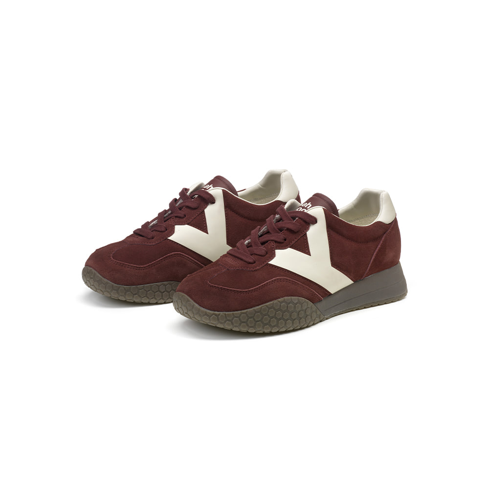 케누 KM 9774 남성 스니커즈-버건디(Keh Noo KM 9774 - Burgundy) - 3