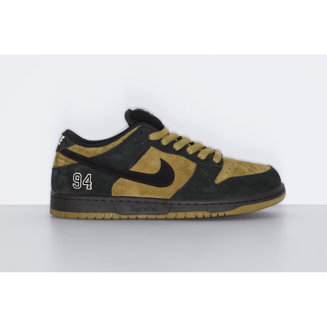 Nike x Supreme SB Dunk Low Ocean Fog, Nike x Supreme SB Dunk Low Camper Green 착용 스타일 - 4