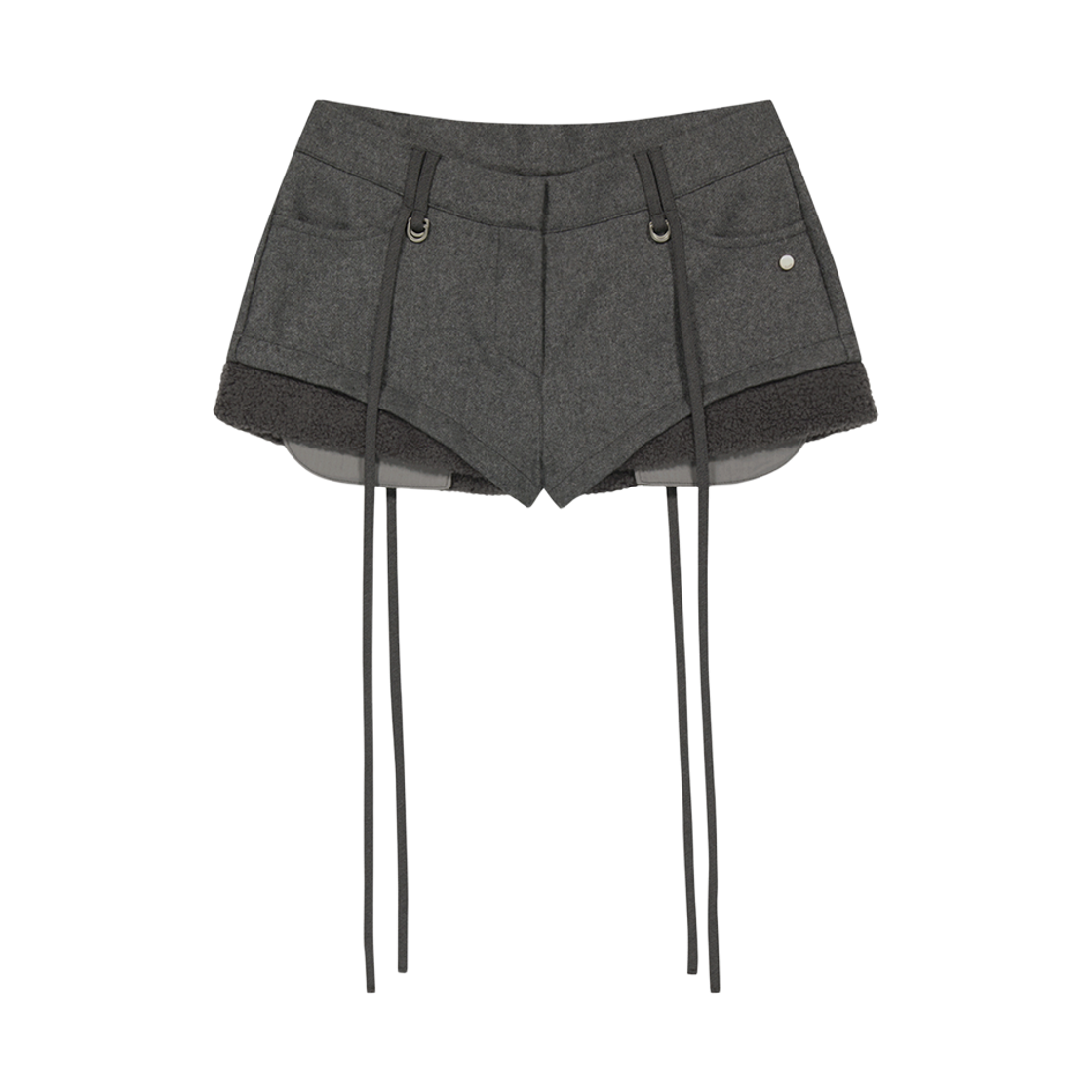 오호스 마이크로 울 쇼츠 그레이