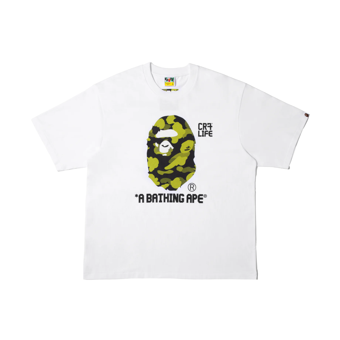 - BAPE x CR7 Life Camo A Bathing Ape Relaxed Fit T-Shirt White