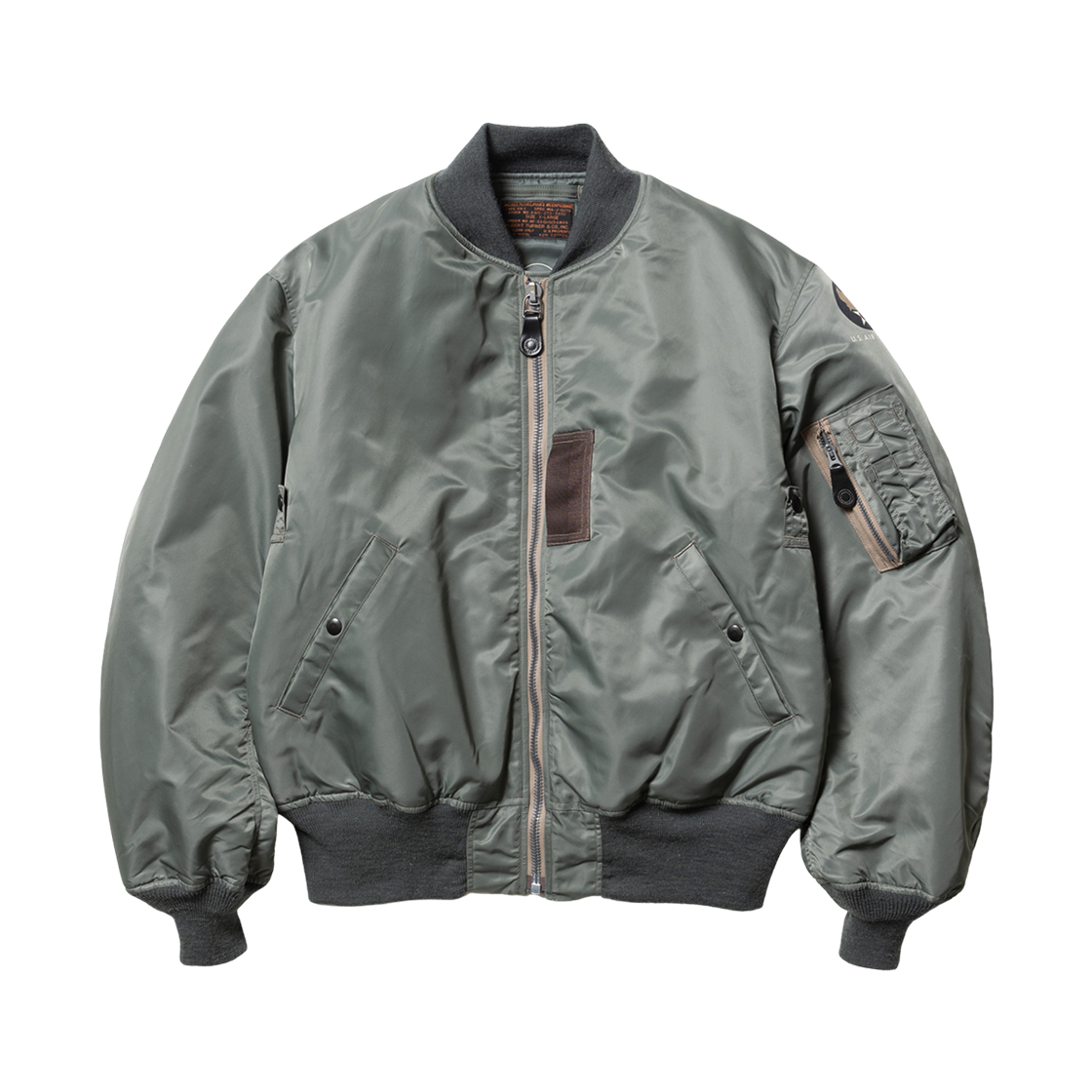 BR14900 Buzz Rickson's Type MA-1 Flight Jacket Sage Green