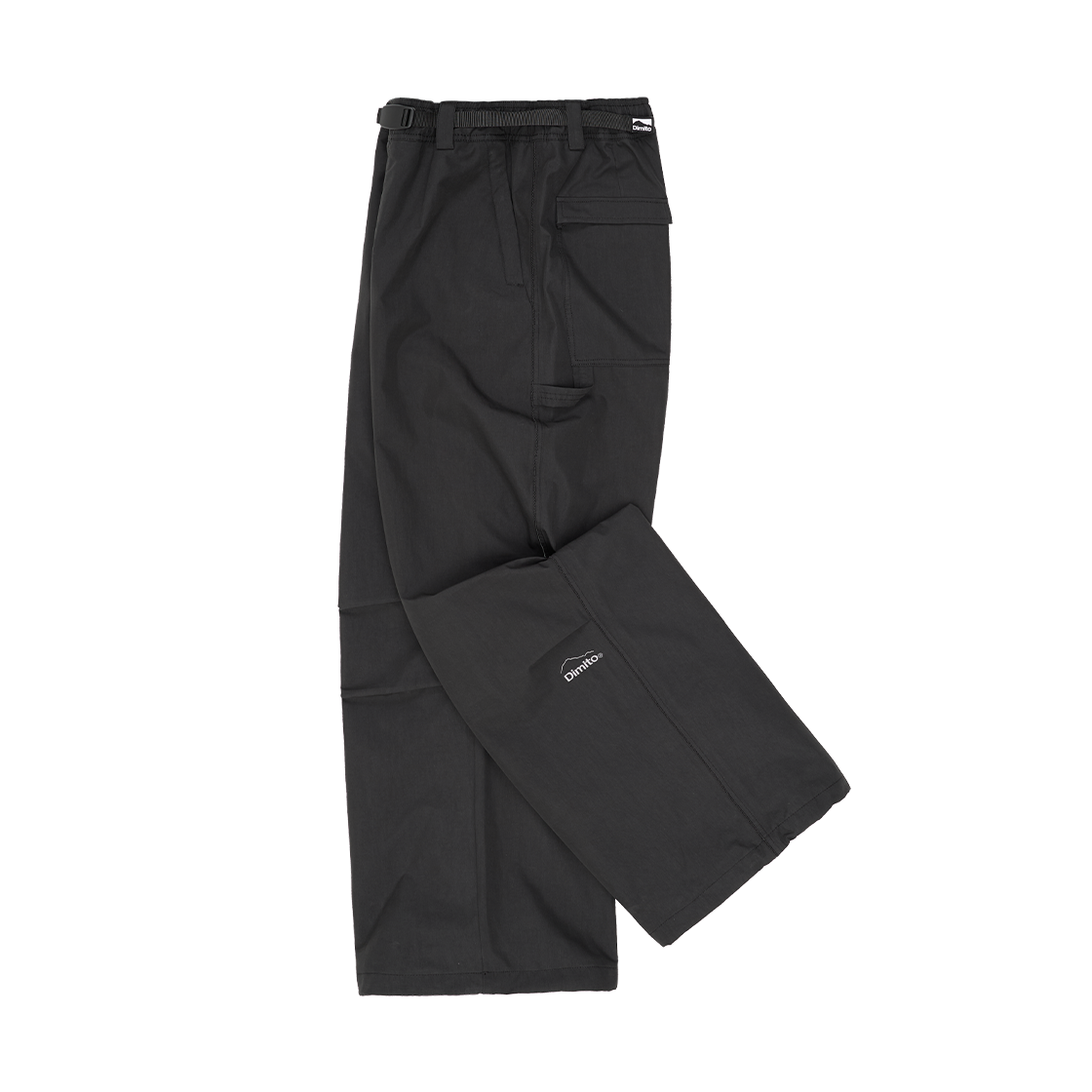 디미토 카펜터 와이드 팬츠 와이드 핏 레벨 1 페이드 블랙(Dimito Carpenter Wide Pants Wide Fit Lv.1 Fade Black) - 2