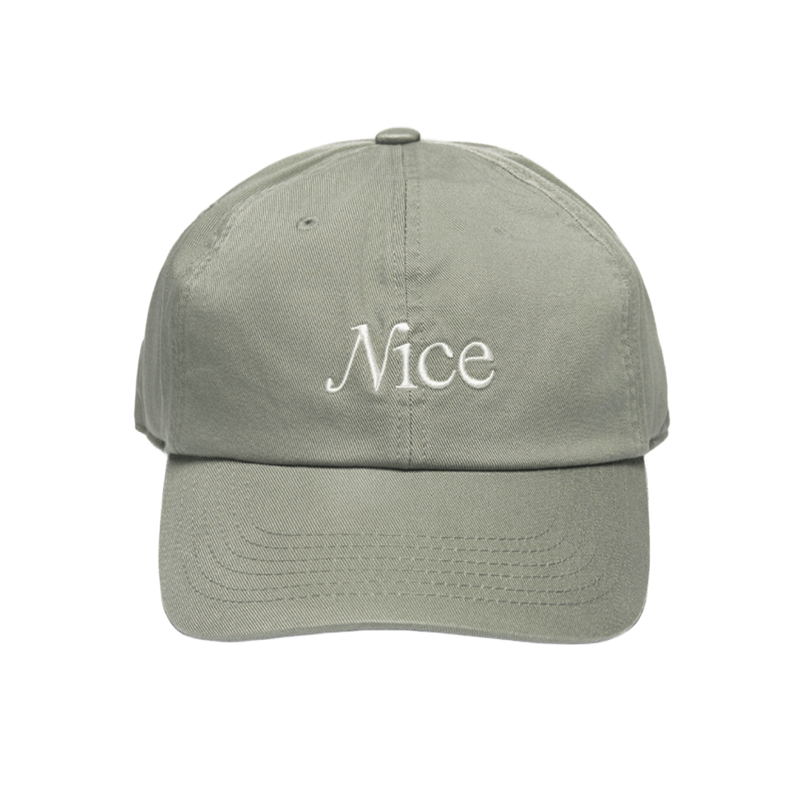 S39025_copy_copy Nice Weather Apparel Signature Cap Khaki Gray