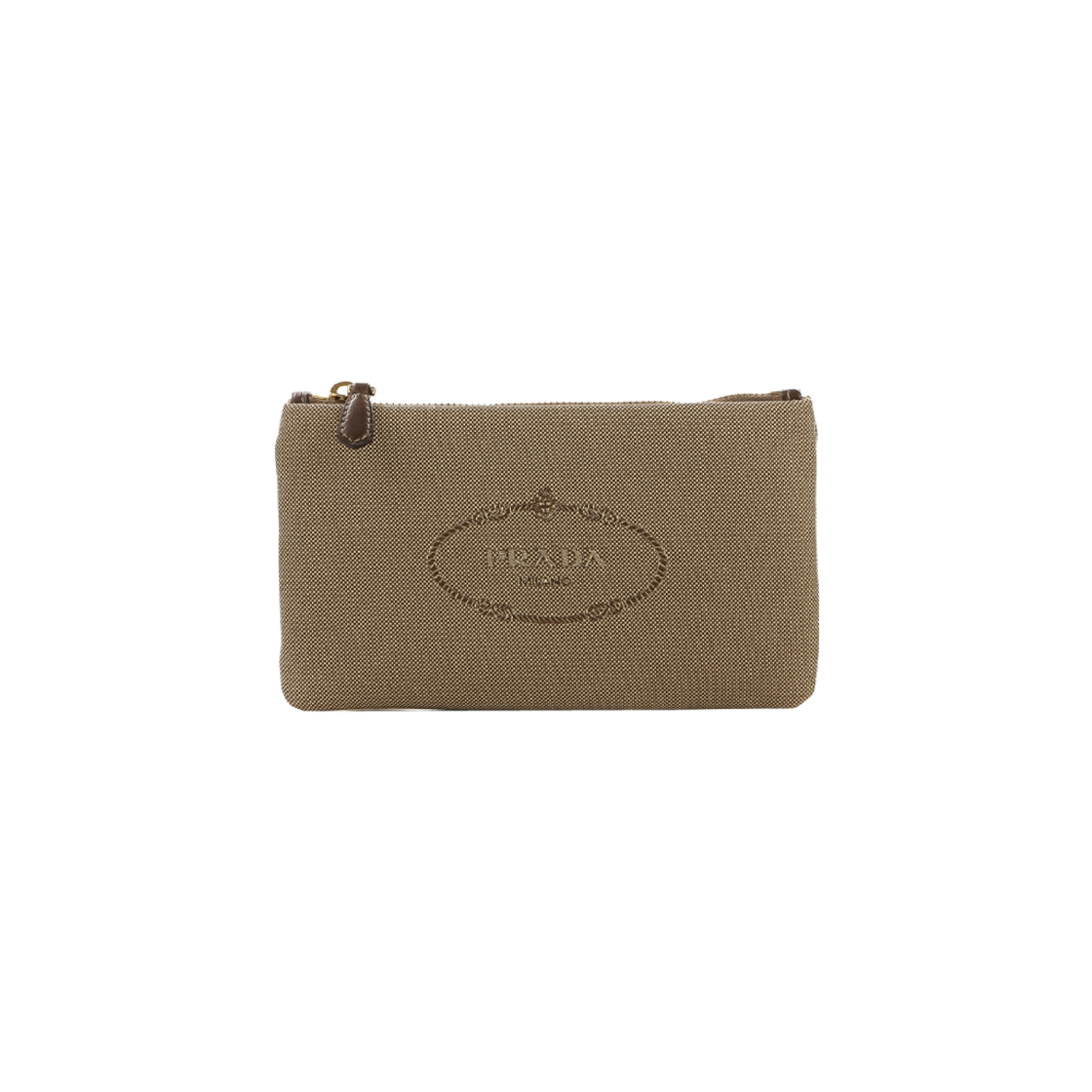 프라다 로고 자카드 파우치 코드(Prada Logo Jacquard Pouch Cord) - 1