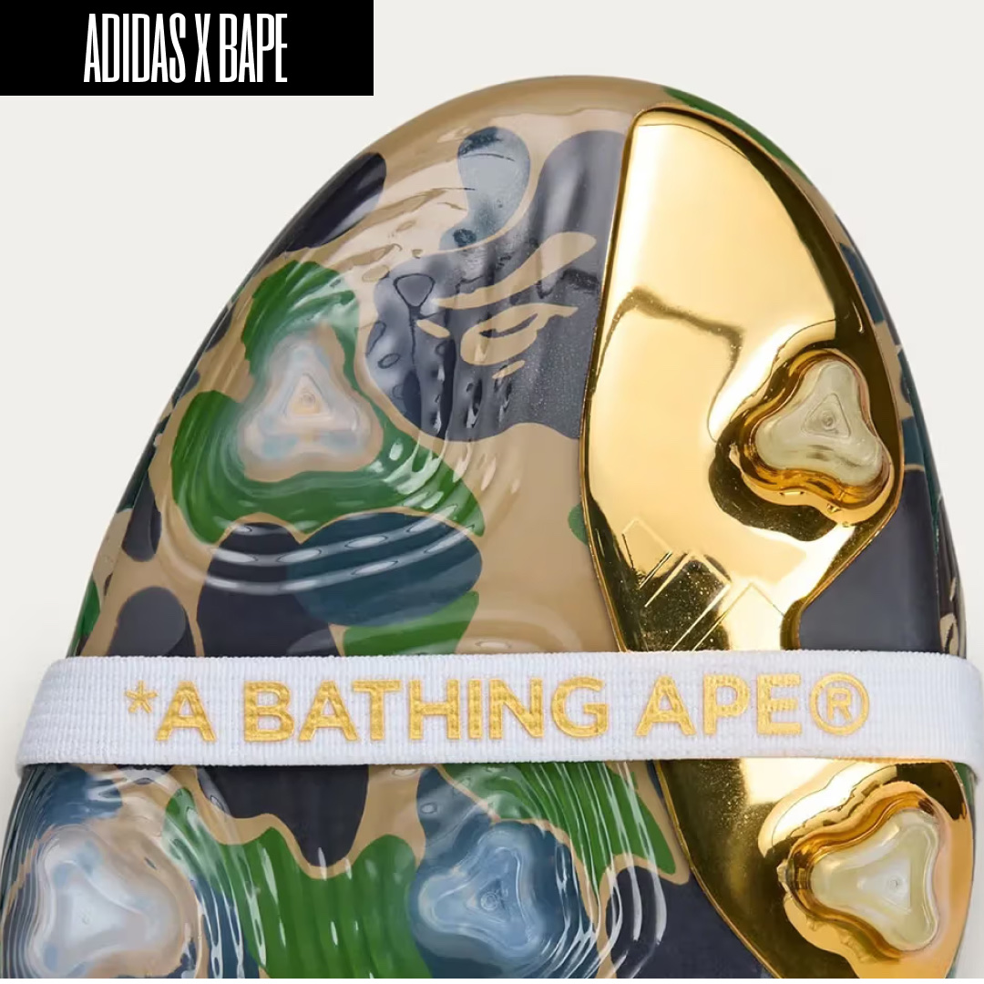 Adidas x BAPE Stan Smith Cloud White, Adidas x BAPE Superstar 80s Green Camo 착용 스타일 - 2