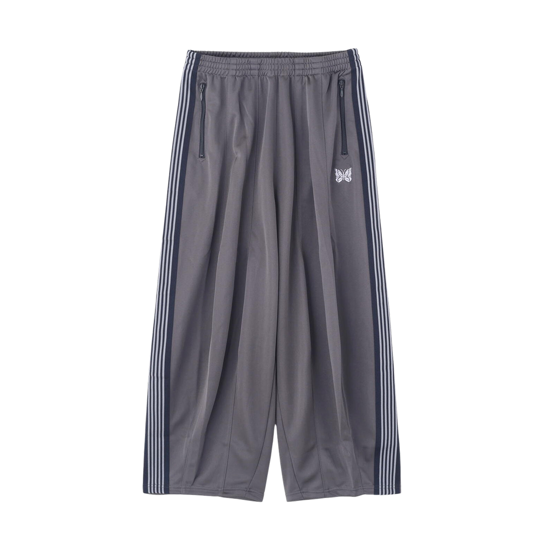 니들스 x B'2nd H.D. 트랙 팬츠 폴리 스무스 차콜(Needles x B'2nd H.D. Track Pants Poly Smooth Charcoal)