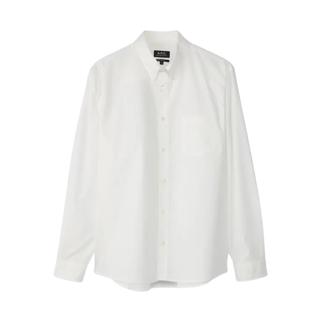 아페쎄 에두아르드 로고 셔츠 화이트(A.P.C. Edouard Logo Shirt White) - 1
