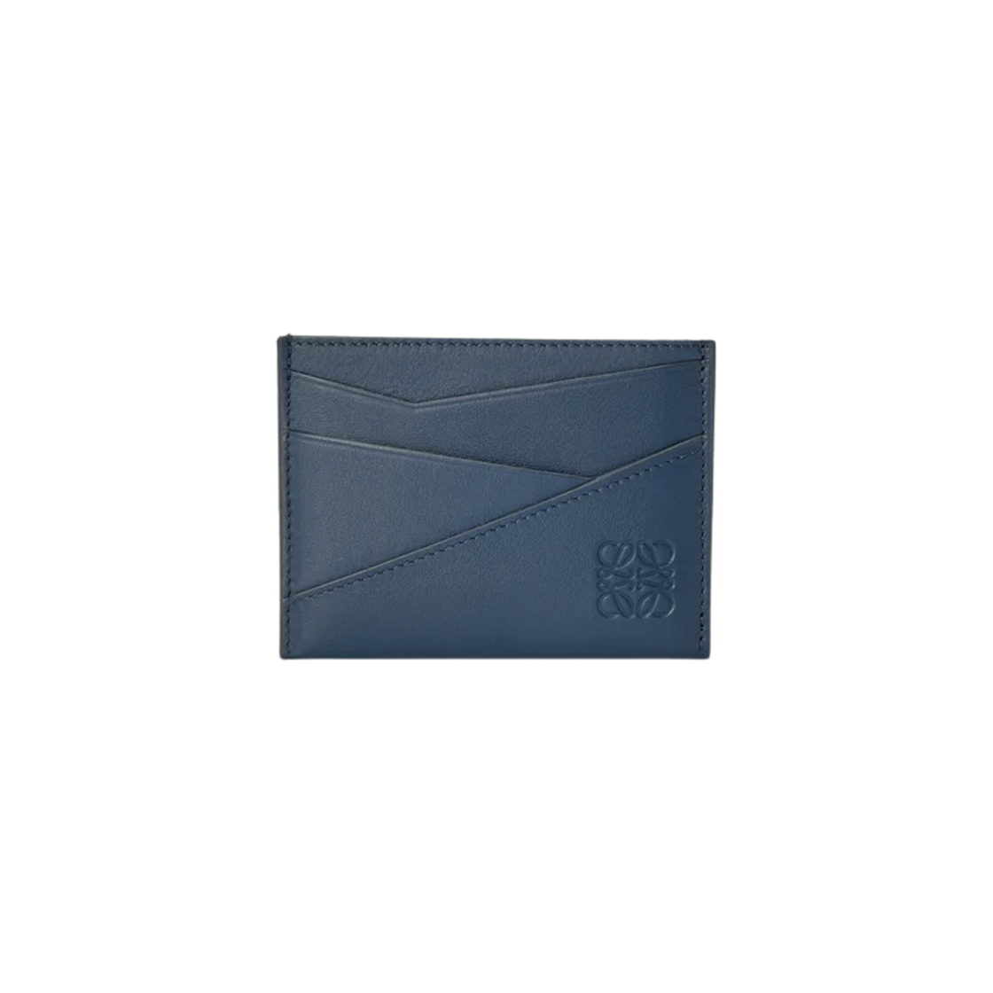 로에베 클래식 카프스킨 퍼즐 플레인 카드 홀더 인디고 다이(Loewe Puzzle Plain Card Holder in Classic Calfskin Indigo Dye)