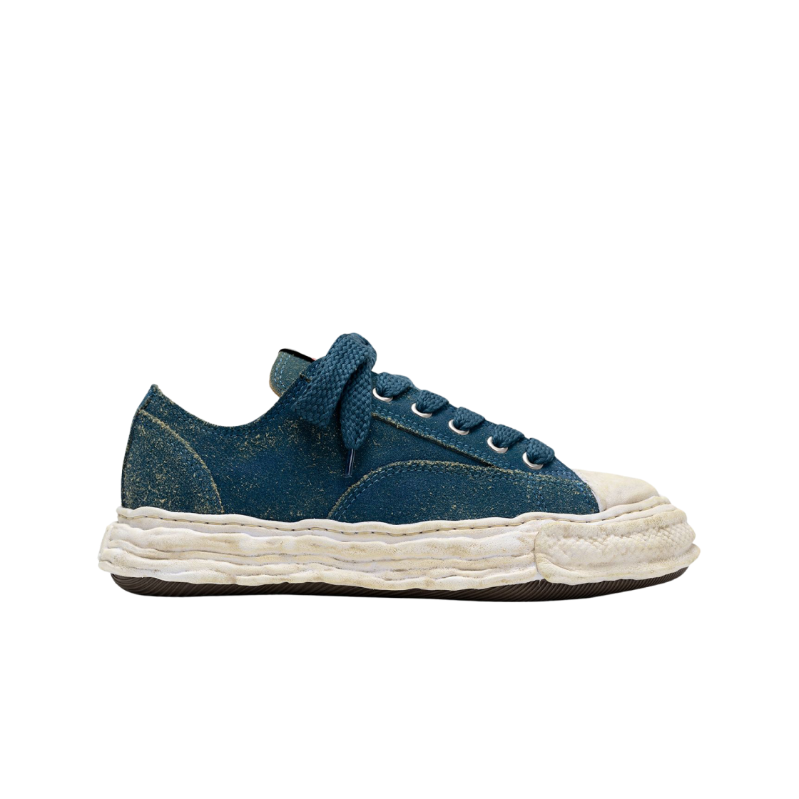 메종 미하라 야스히로 피터슨23 OG 솔 빈티지 스웨이드 로우탑 스니커즈 블루(Maison Mihara Yasuhiro Peterson23 OG Sole Vintage Suede Low-top Sneakers Blue) - 1