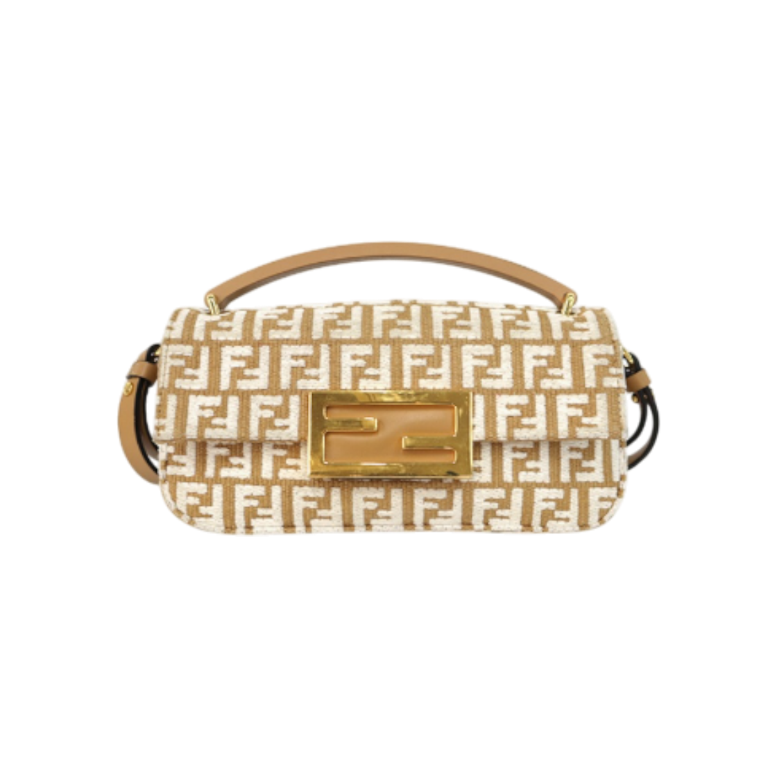 ITMR4JUEACLI Fendi Beige Zucchino 2-Way Bag A-A30112