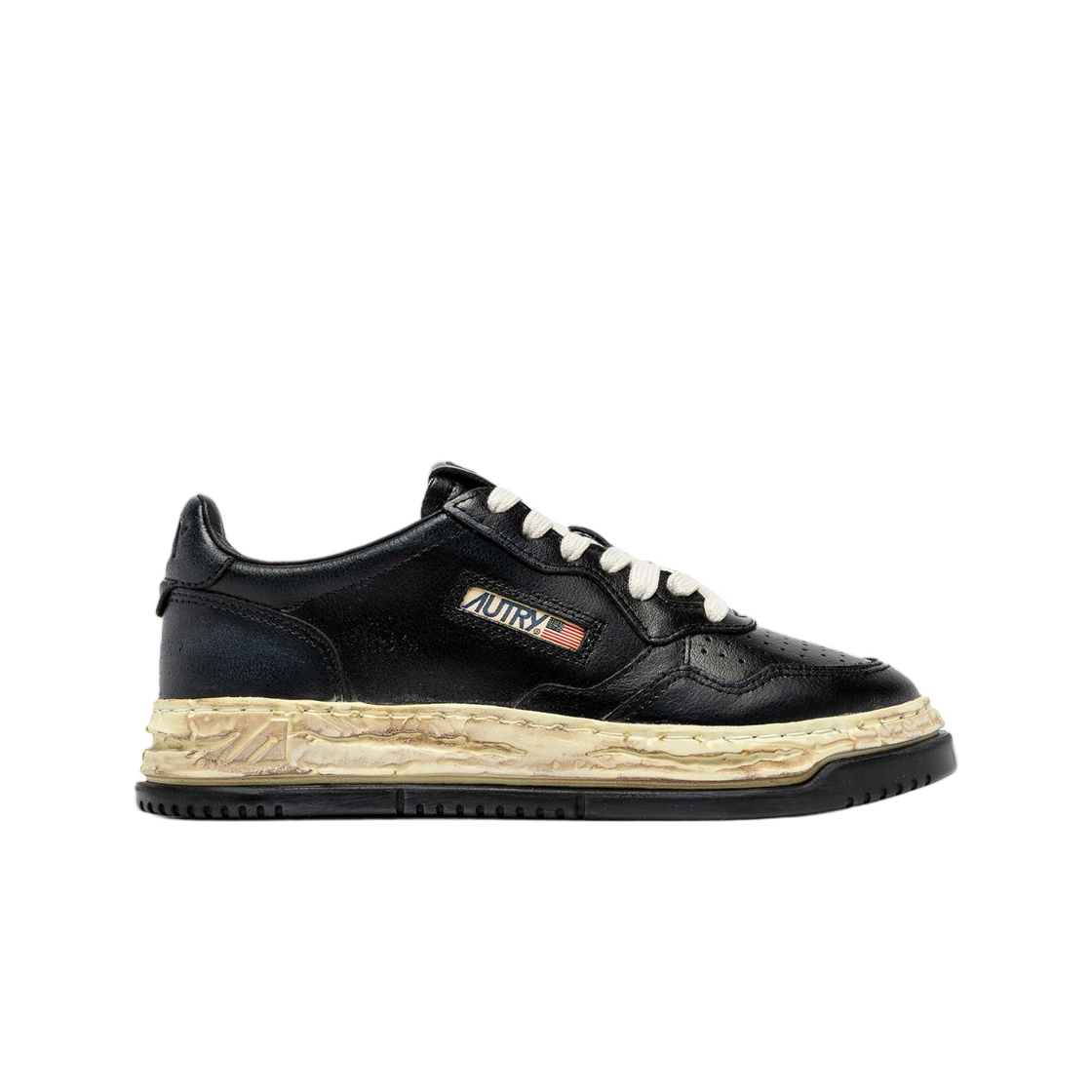 메종 미하라 야스히로 x 오트리 제너럴 스케일 메탈리스트 로우 슈퍼 빈티지 블랙(Maison Mihara Yasuhiro x Autry General Scale Medalist Low Super Vintage Black)