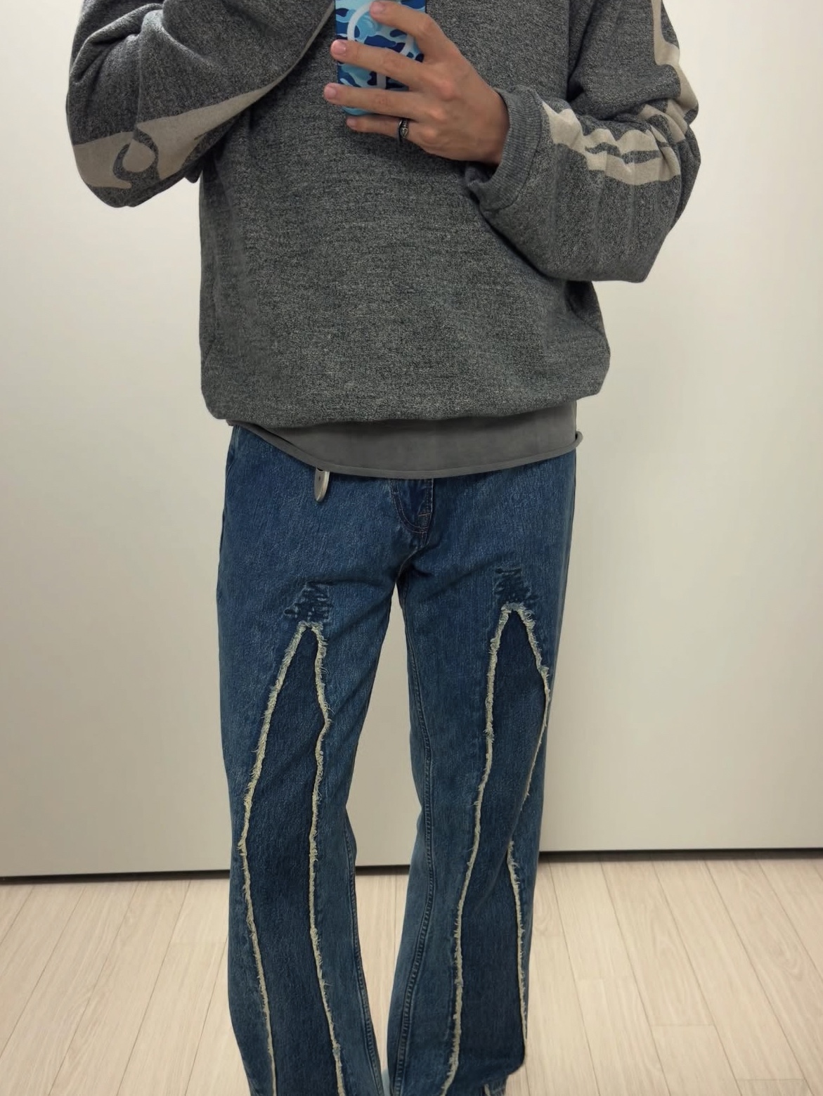 [기간한정 20%쿠폰] Polyteru Human Index Human Sleeveless Gray Beige, Kapital Fleece Big Crewneck Sweat Heather Charcoal 착용 스타일