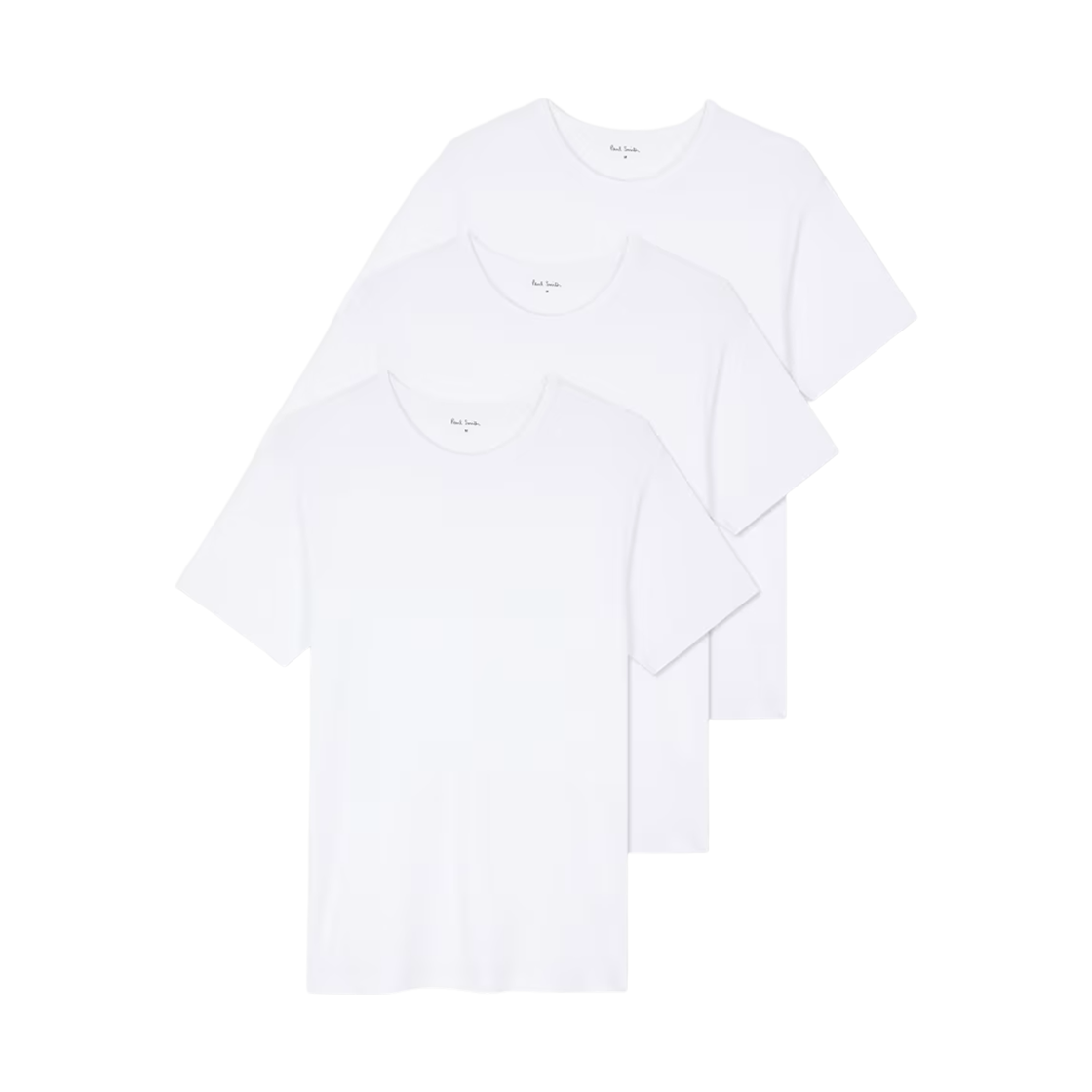폴 스미스 모달 라운지 티셔츠 화이트 (3개입)(Paul Smith Modal Lounge T-Shirt White (3 Pack)) - 1