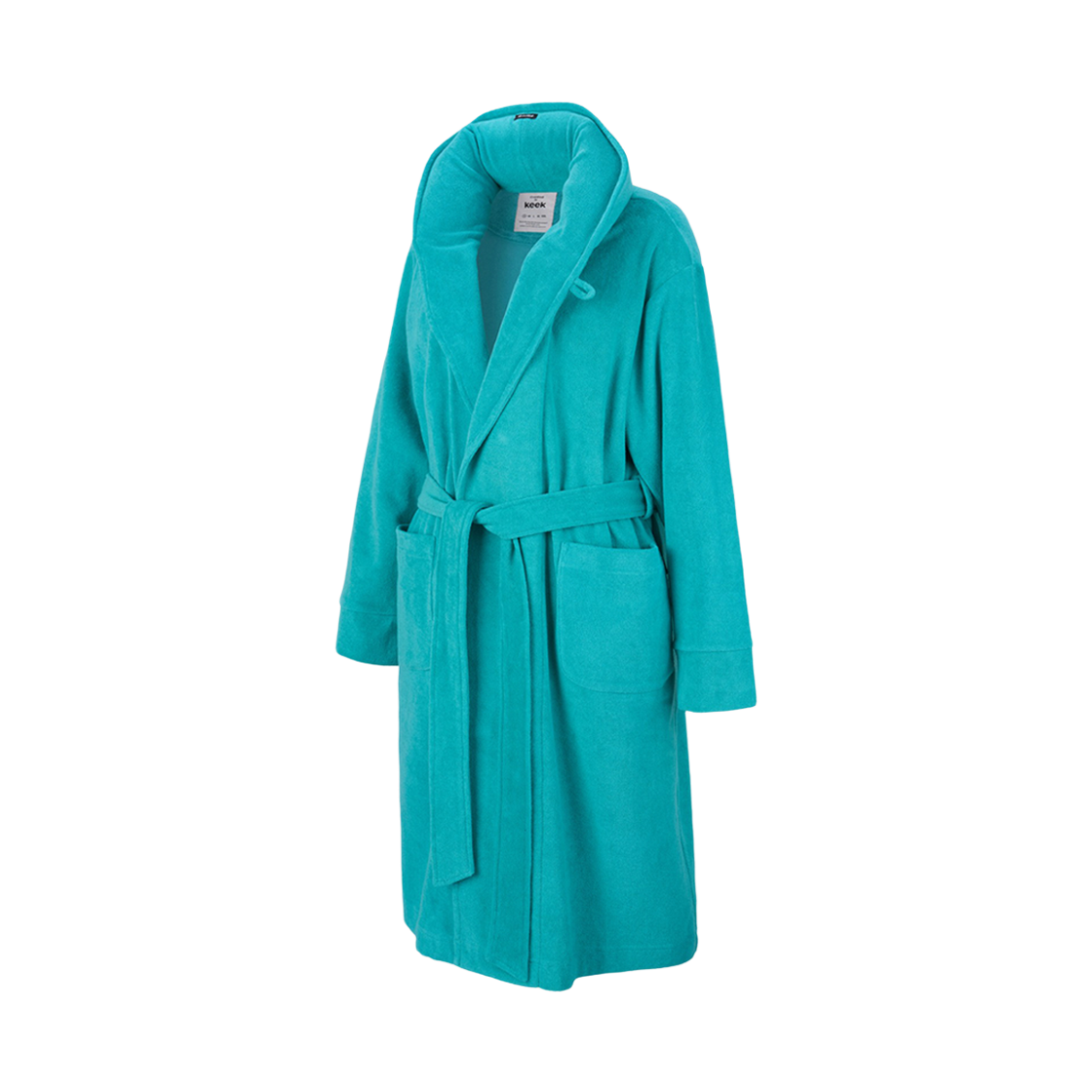 키크 필로우디 라운지 코튼 가운 오션 블루(keek Pillowdy Lounge Cotton Robe Ocean Blue)