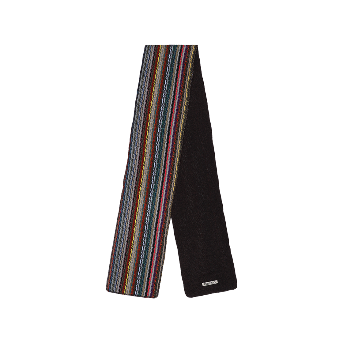 코이세이오 더블 니트 머플러 브라운(COYSEIO Double Knit Muffler Brown)