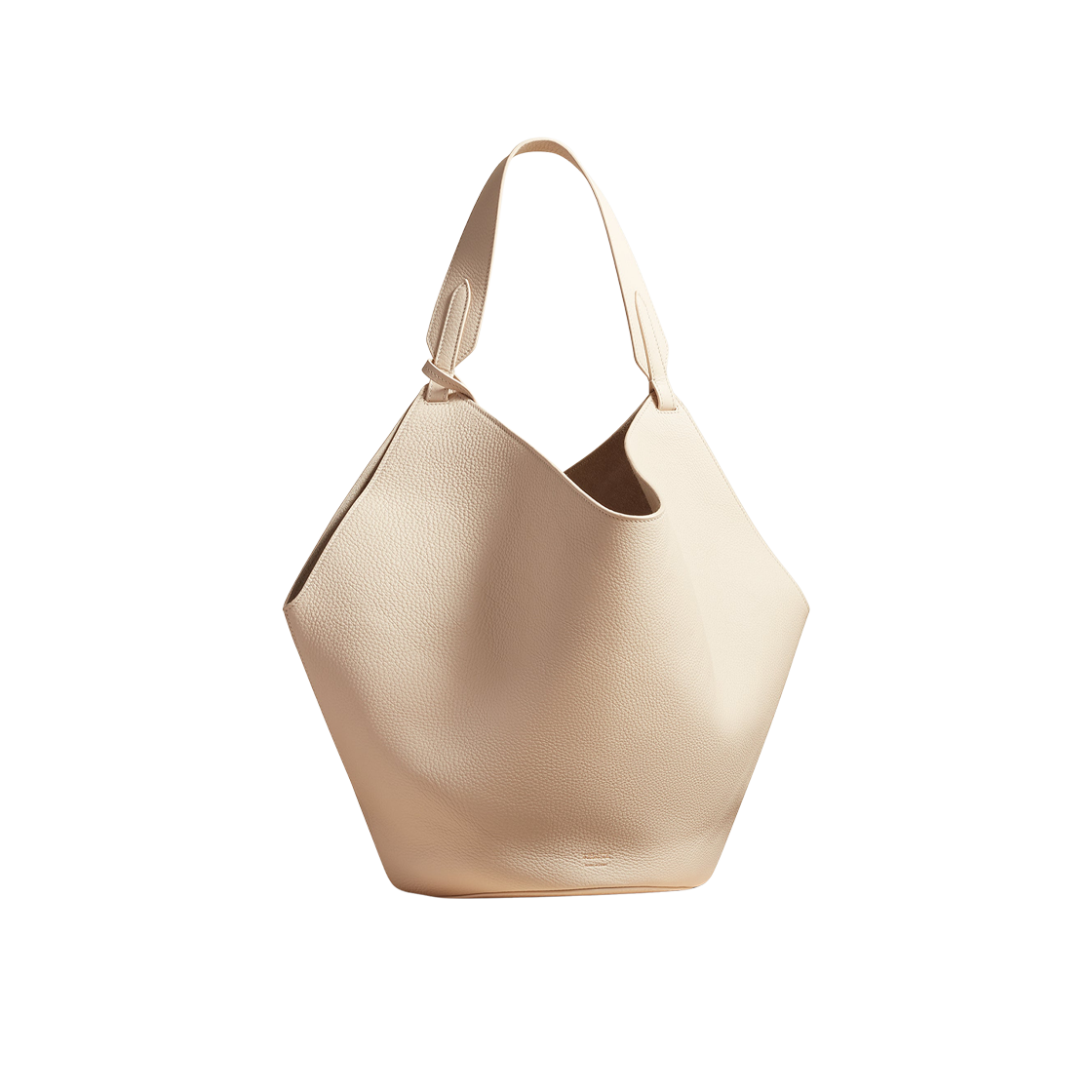 H2037-894-445 Khaite Lotus Medium Tote Bag Dark Ivory