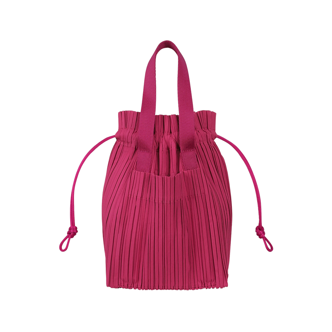 PP49-AG601-20 Pleats Please Issey Miyake Pleats Small Tote Bag Pink Red