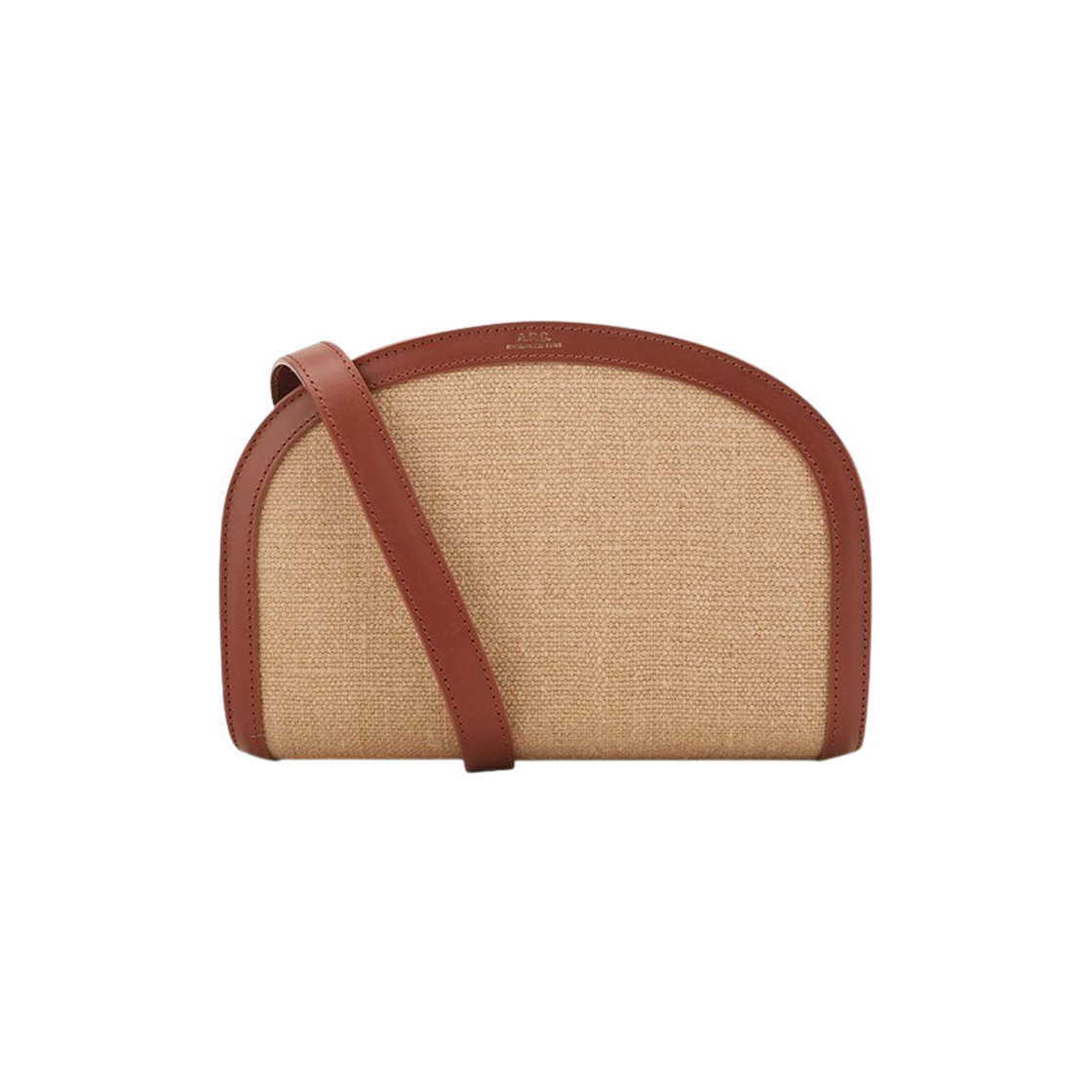 아페쎄 데미룬 크로스바디백 넛 브라운(A.P.C. Demi-Lune Crossbody Bag Nut Brown)