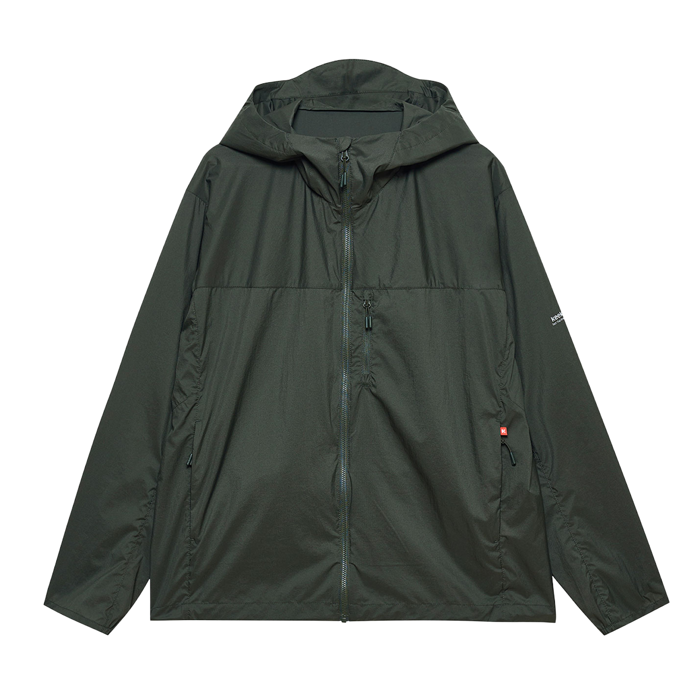키크 필로우디 UV 라이트 윈드브레이커 V3 다크 카키(Keek Pillowdy UV Light Windbreaker V3 Dark Khaki)