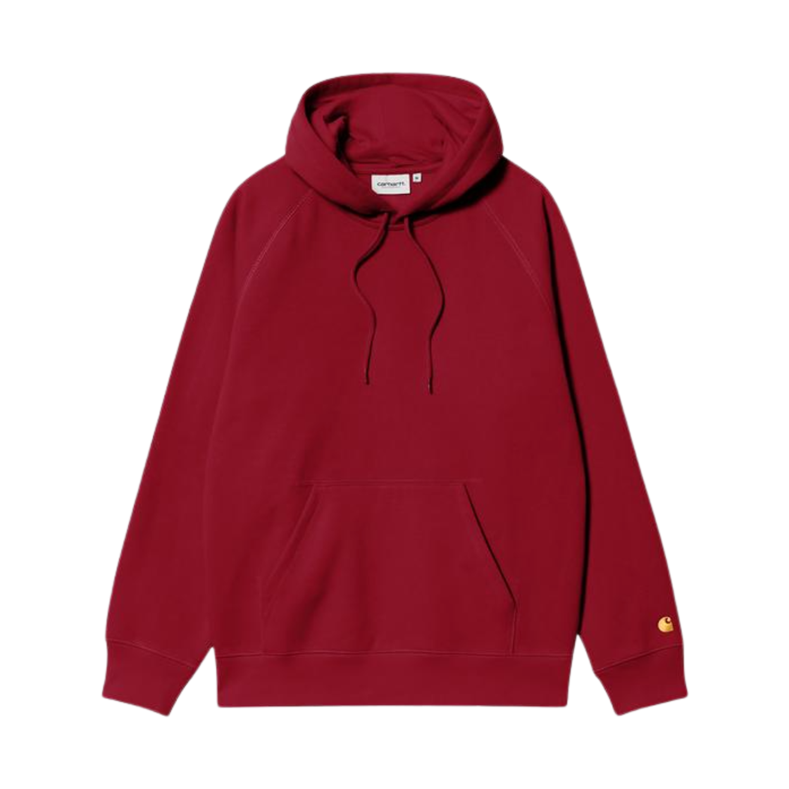 칼하트 WIP 후드 체이스 스웨트셔츠 스칼렛 골드(Carhartt WIP Hooded Chase Sweatshirt Scarlet Gold) - 1