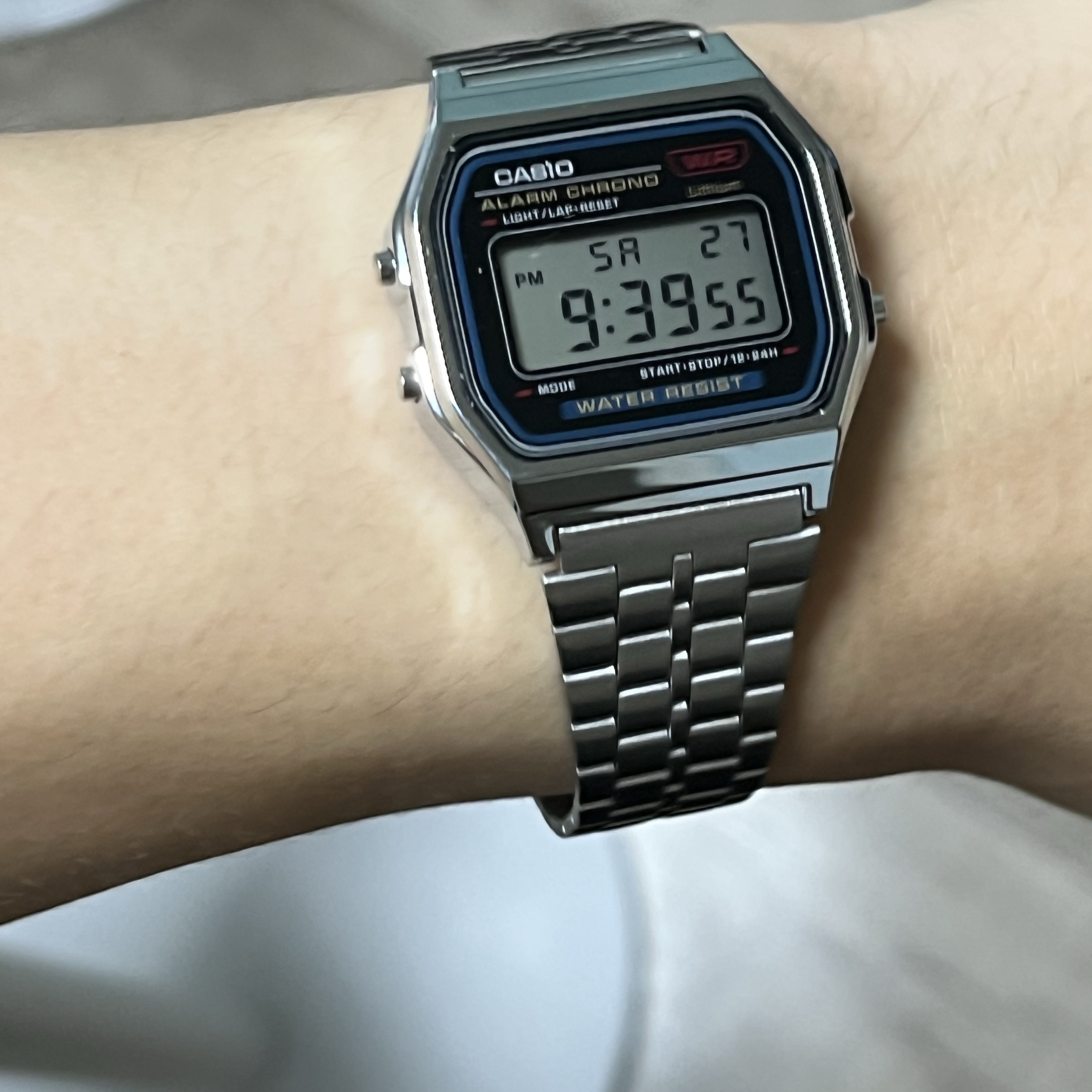 Casio A-159WA-N1 착용 스타일
