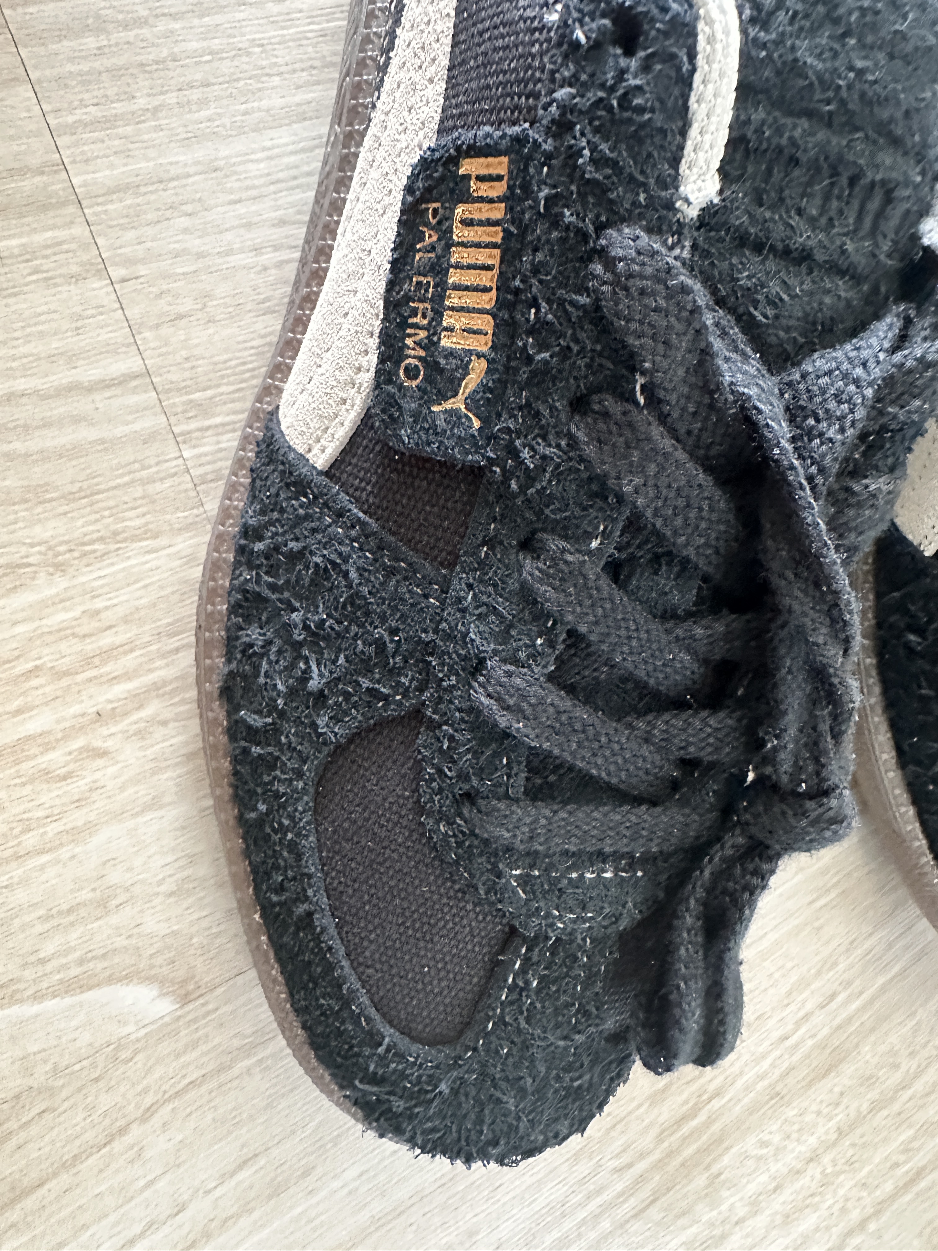 Puma Palermo Vintage Black 착용 스타일 - 1