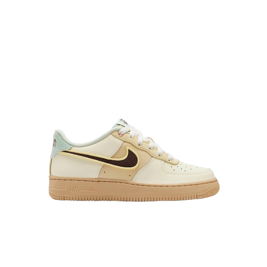 HQ3473-122 (GS) Nike Air Force 1 LV8 Coconut Milk Baroque Brown