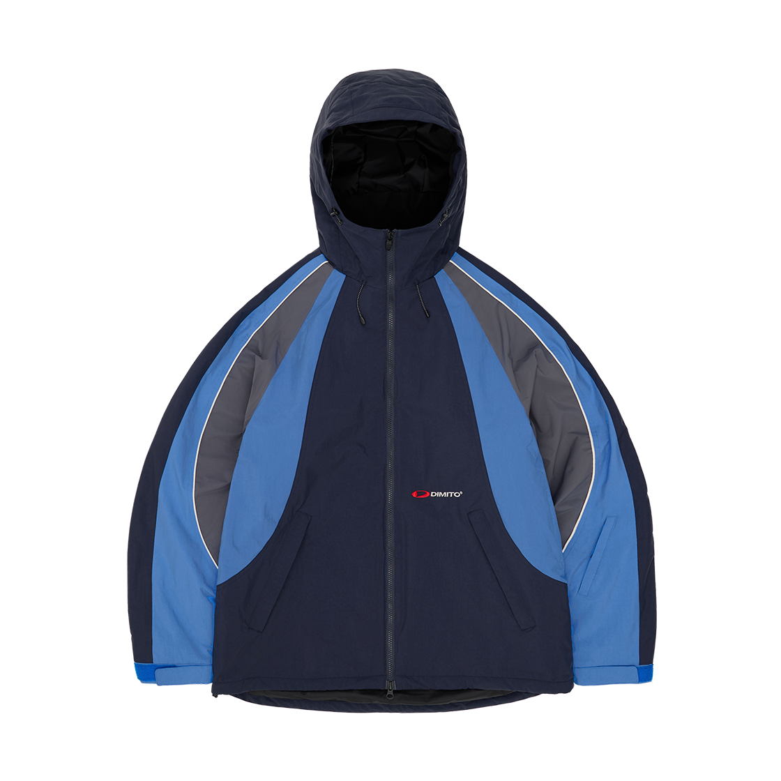 디미토 웨이브 패디드 자켓 다크 네이비(Dimito Wave Padded Jacket Dark Navy) - 1