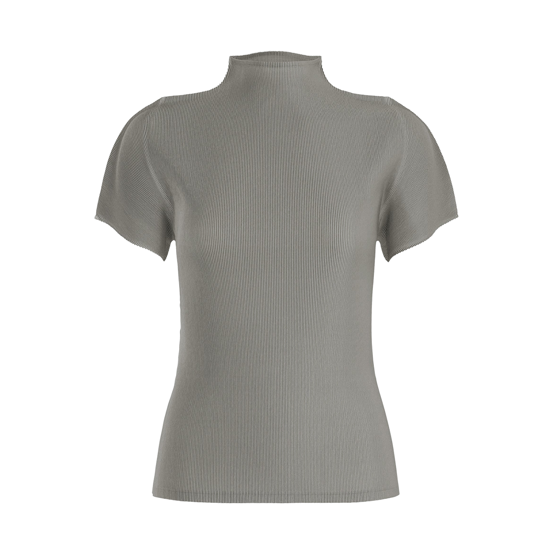 (W) 플리츠 플리즈 이세이 미야케 미스트 셉템버 탑 그레이((W) Pleats Please Issey Miyake Mist September Top Gray)