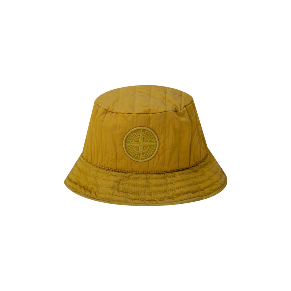 771599876-V0030 Stone Island 99876 Embroidered Logo Bucket Hat Yellow - 22FW