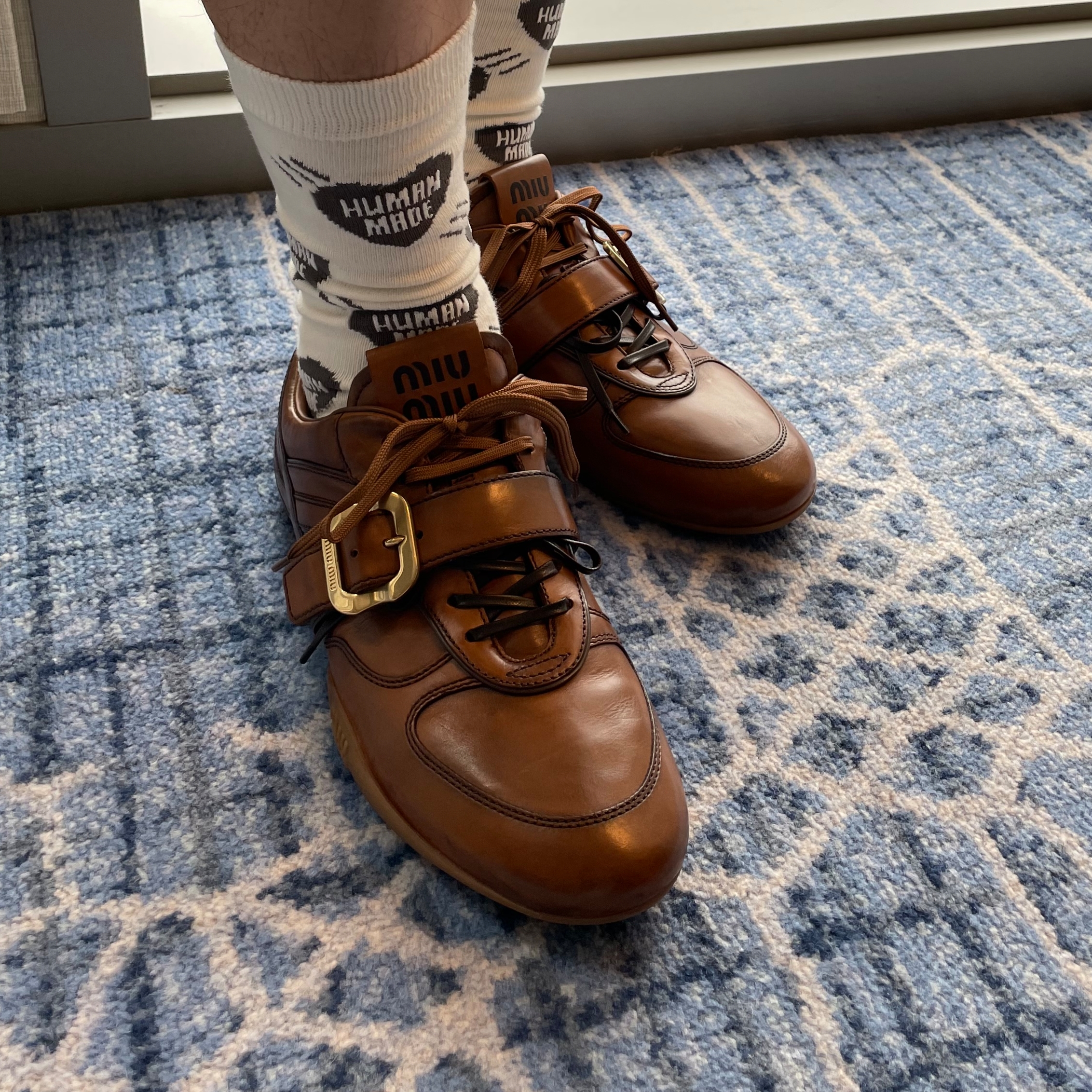 Human Made Heart Short Socks Gray 착용 스타일 - 3