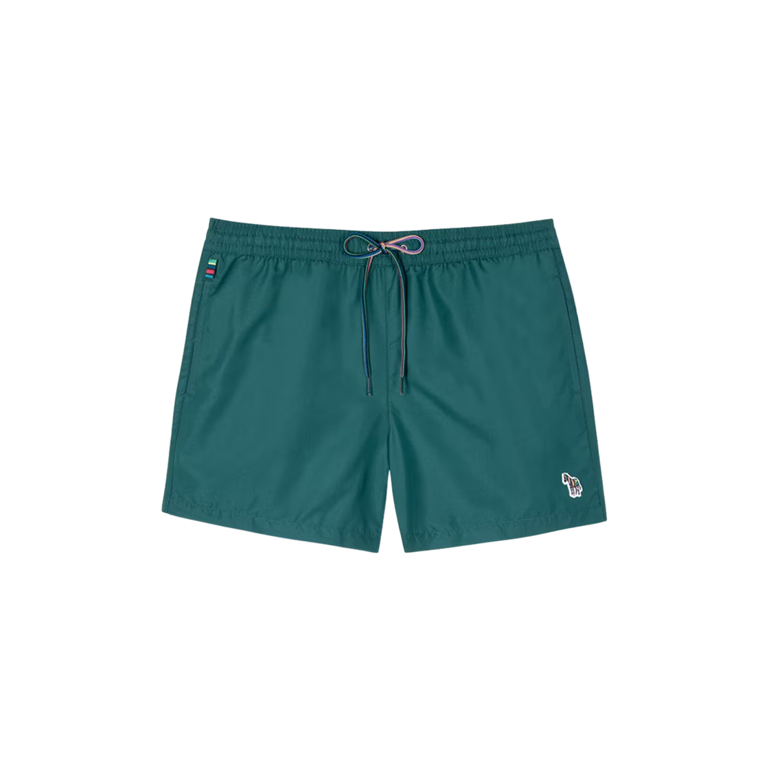 M1A-200A-AU285-39 Paul Smith Zebra Logo Swim Shorts Teal