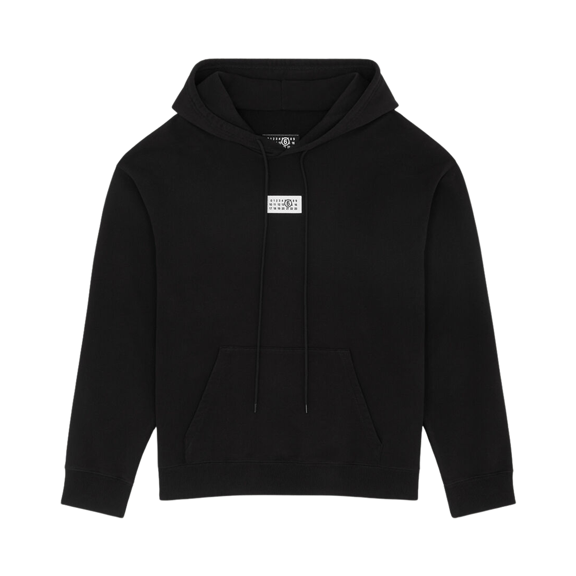 SH0GU0033M25025900 MM6 Maison Margiela Numeric Sweatshirt Black