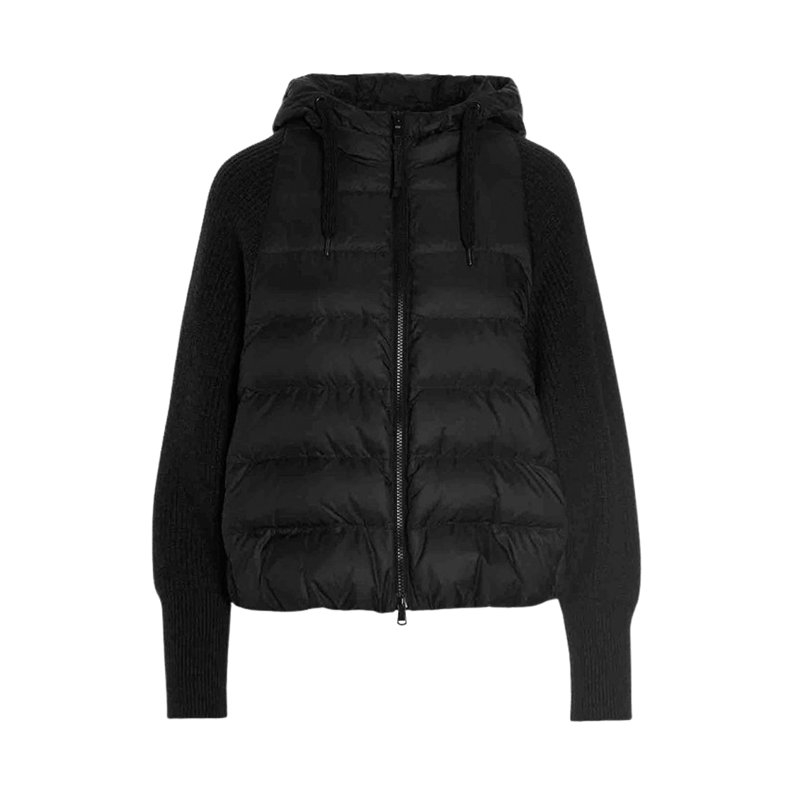 (W) 브루넬로 쿠치넬리 후드 다운 자켓 그레이((W) Brunello Cucinelli Hooded Down Jacket Grey) - 1