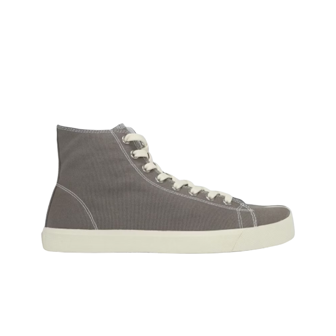 S57WS0253P1875T8033 Maison Margiela Tabi High Canvas Sneakers Grey