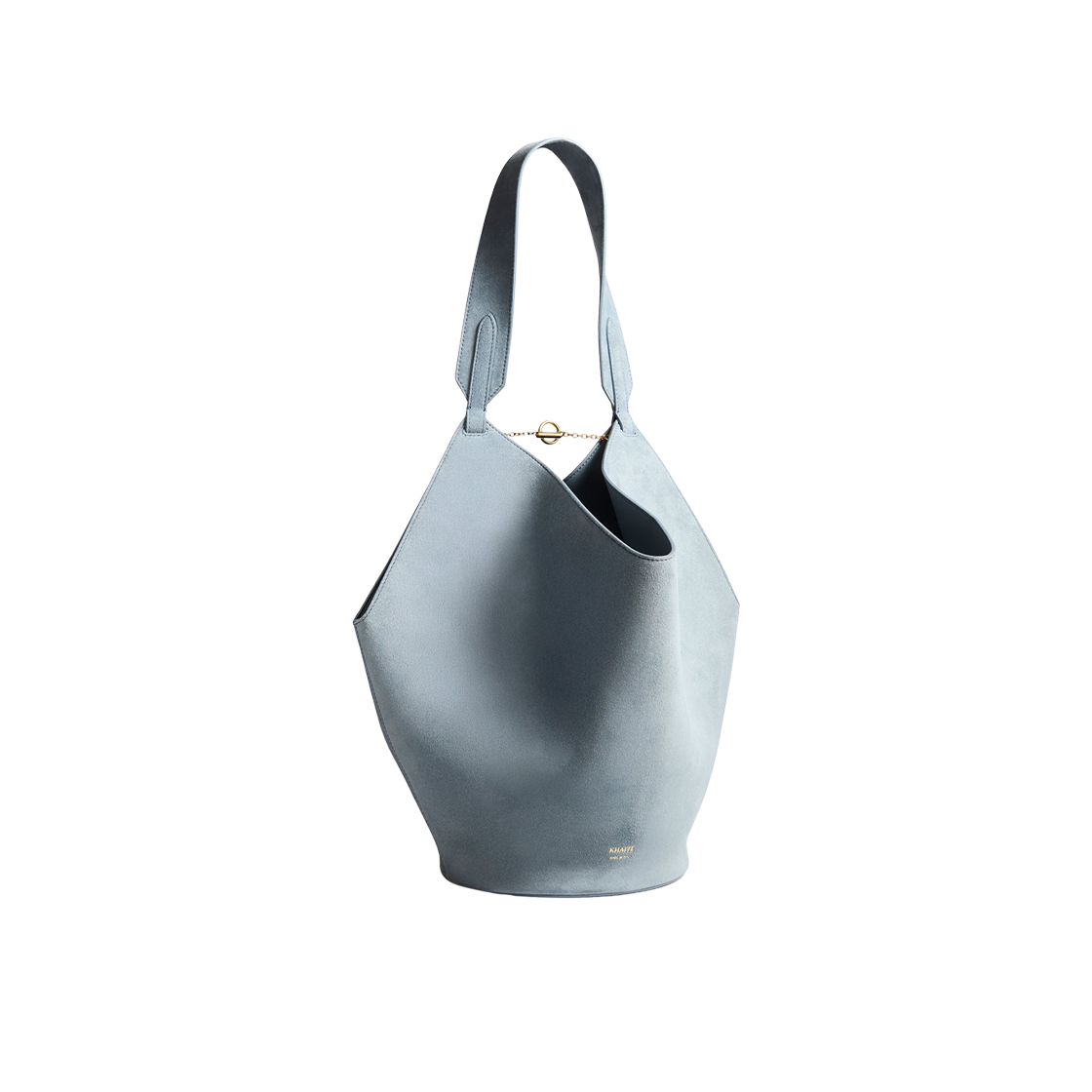 케이트 스몰 로터스 페블 레더 토트백 리드(Khaite Small Lotus Pebbled Leather Tote Bag Lead)
