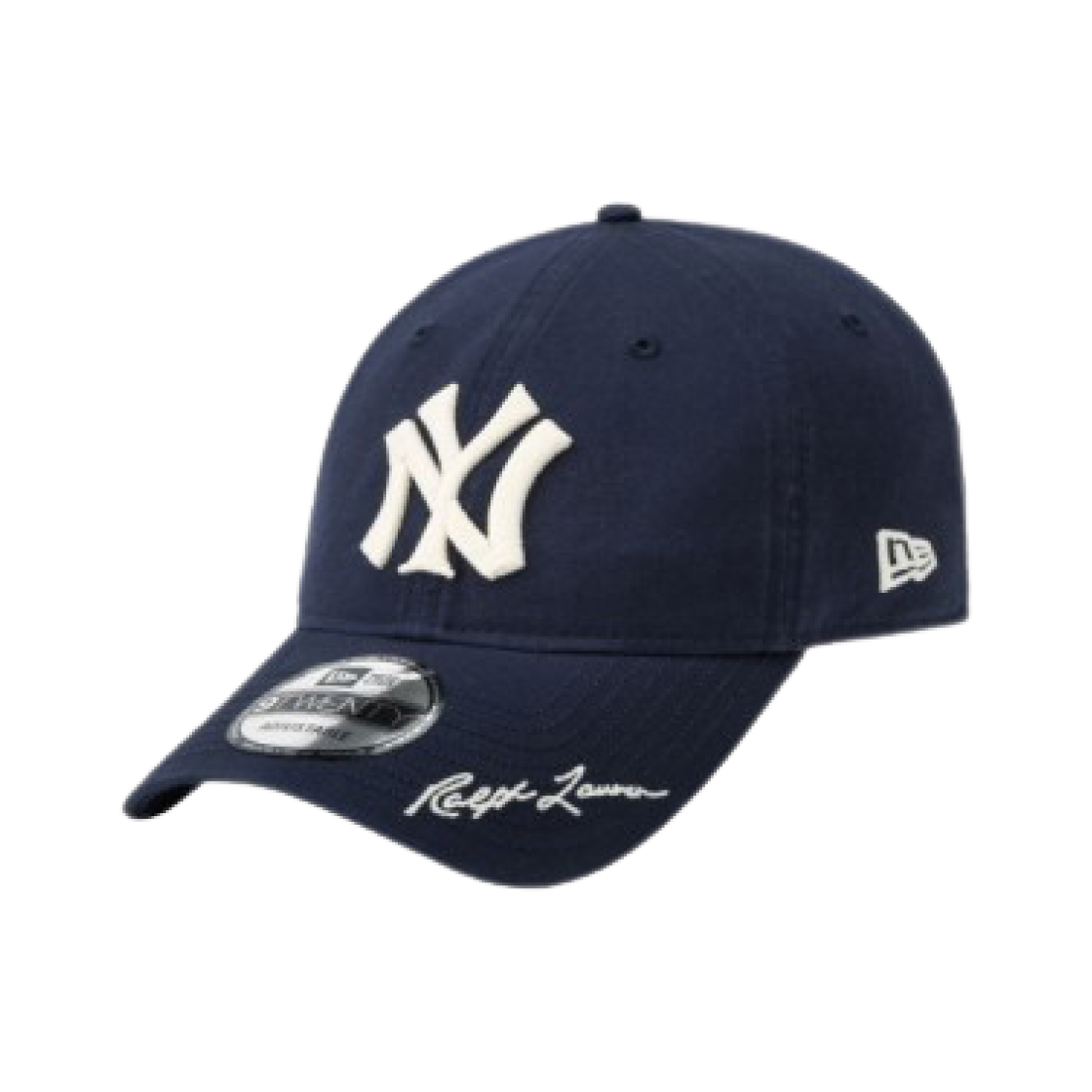 뉴에라 MLB x 랄프 로렌 쿠퍼스타운 뉴욕 양키스 언스트럭쳐 볼캡 네이비(New Era MLB x Ralph Lauren Cooperstown New York Yankees Unstructured Ball Cap Navy)