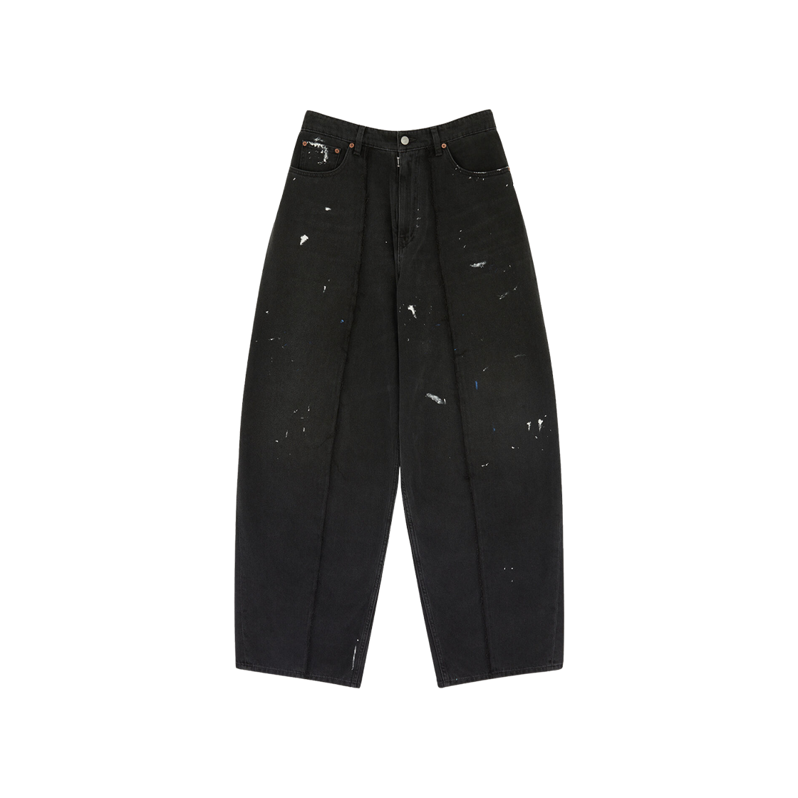 SH0LA0011M30011966 MM6 Maison Margiela Wide Leg Jeans Black