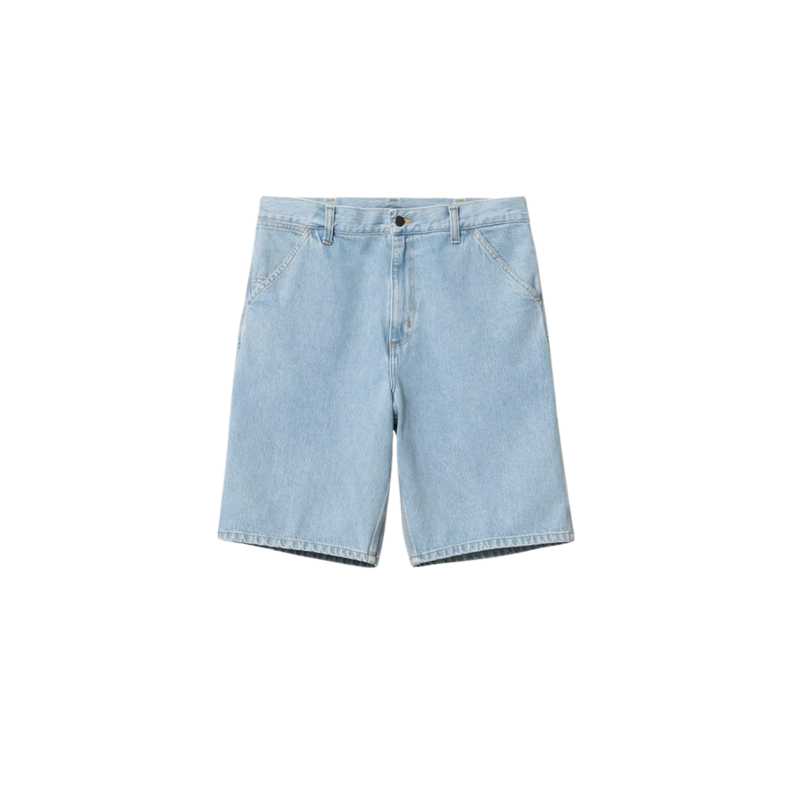 칼하트 WIP 스미스 데님 싱글 니 쇼츠 블루 헤비 스톤 블리치드(Carhartt WIP Smith Denim Single Knee Shorts Blue Heavy Stone Bleached)